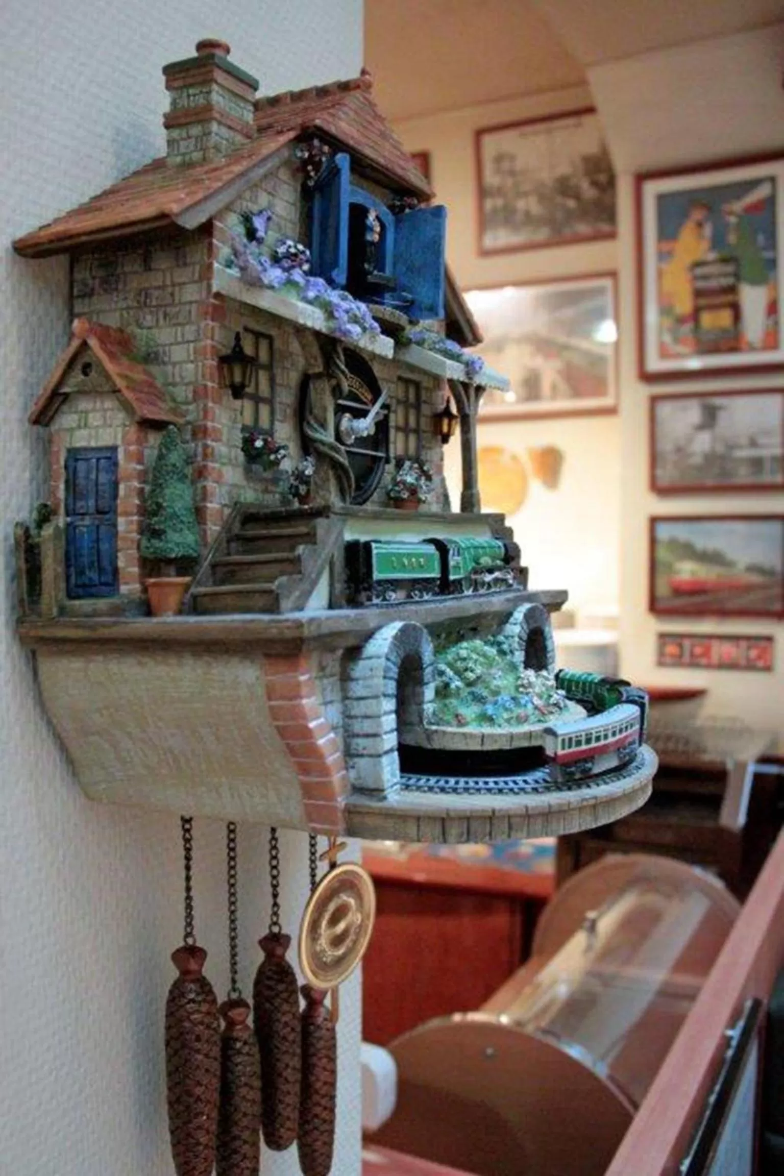 Decorative detail in A-Train Hotel