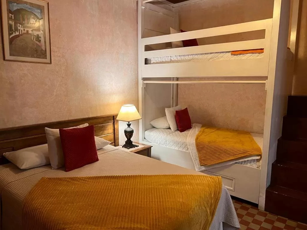 Bed in Hotel Palacio Chico 1948