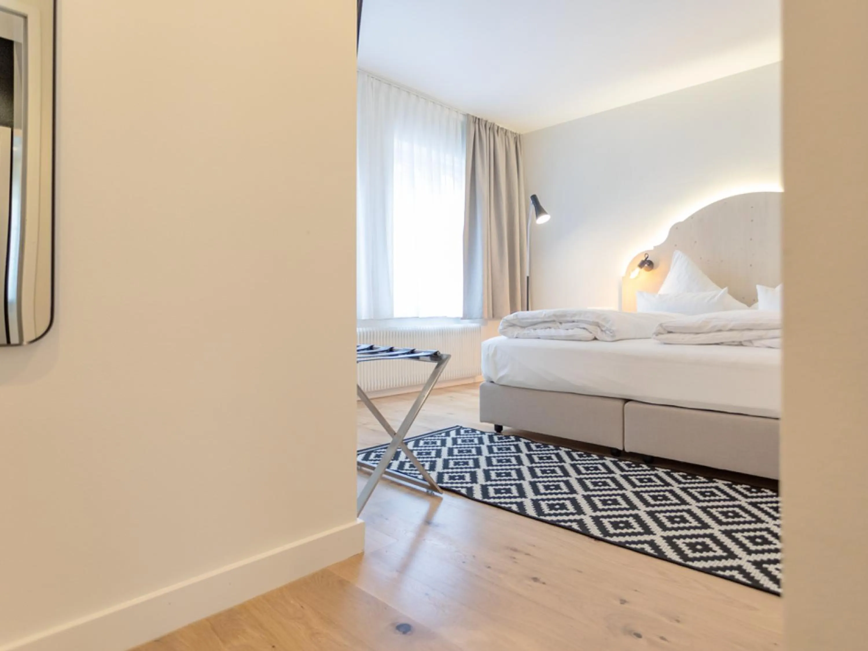 Bed in Hotel Tuchhaus