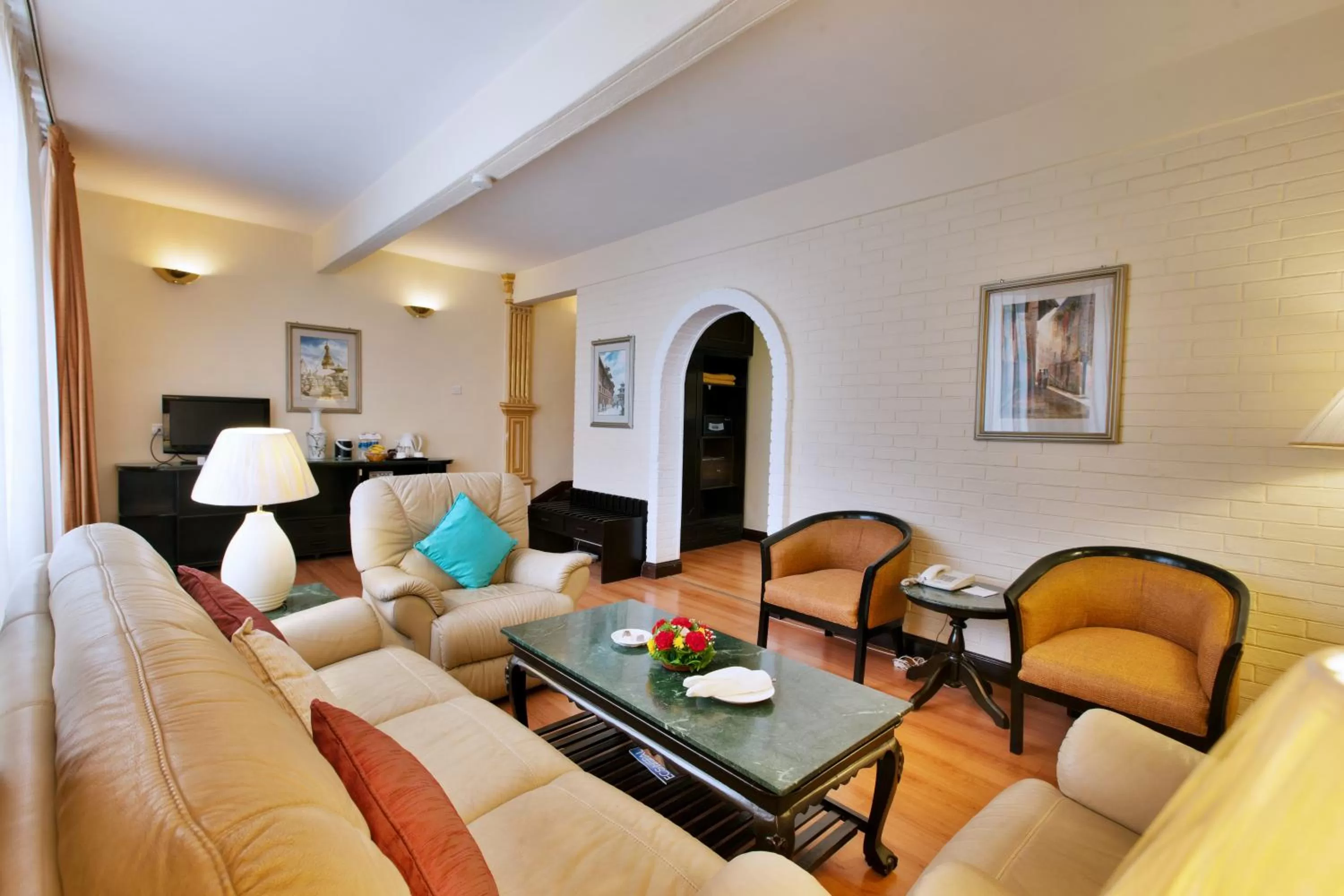 Living room in Hotel Shanker-Palatial Heritage Kathmandu