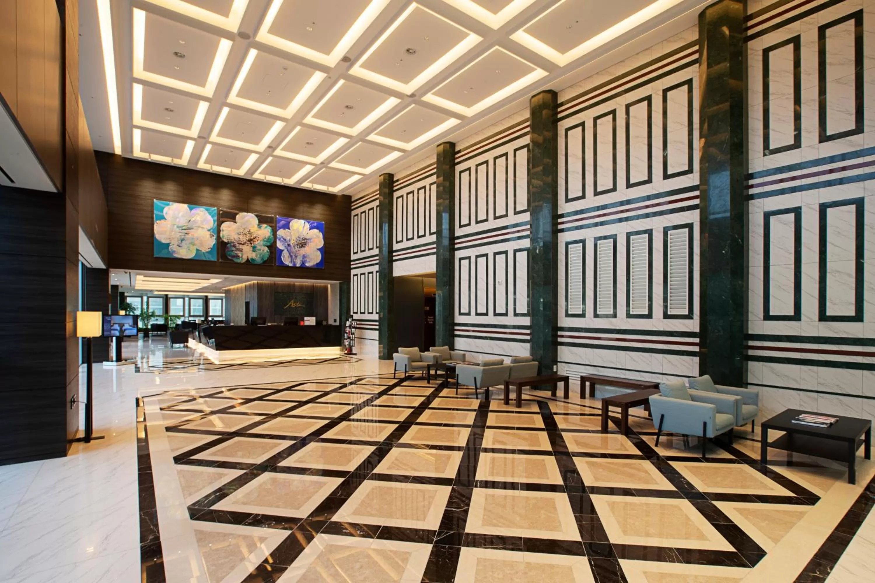 Lobby or reception in ASTI Hotel Busan Station