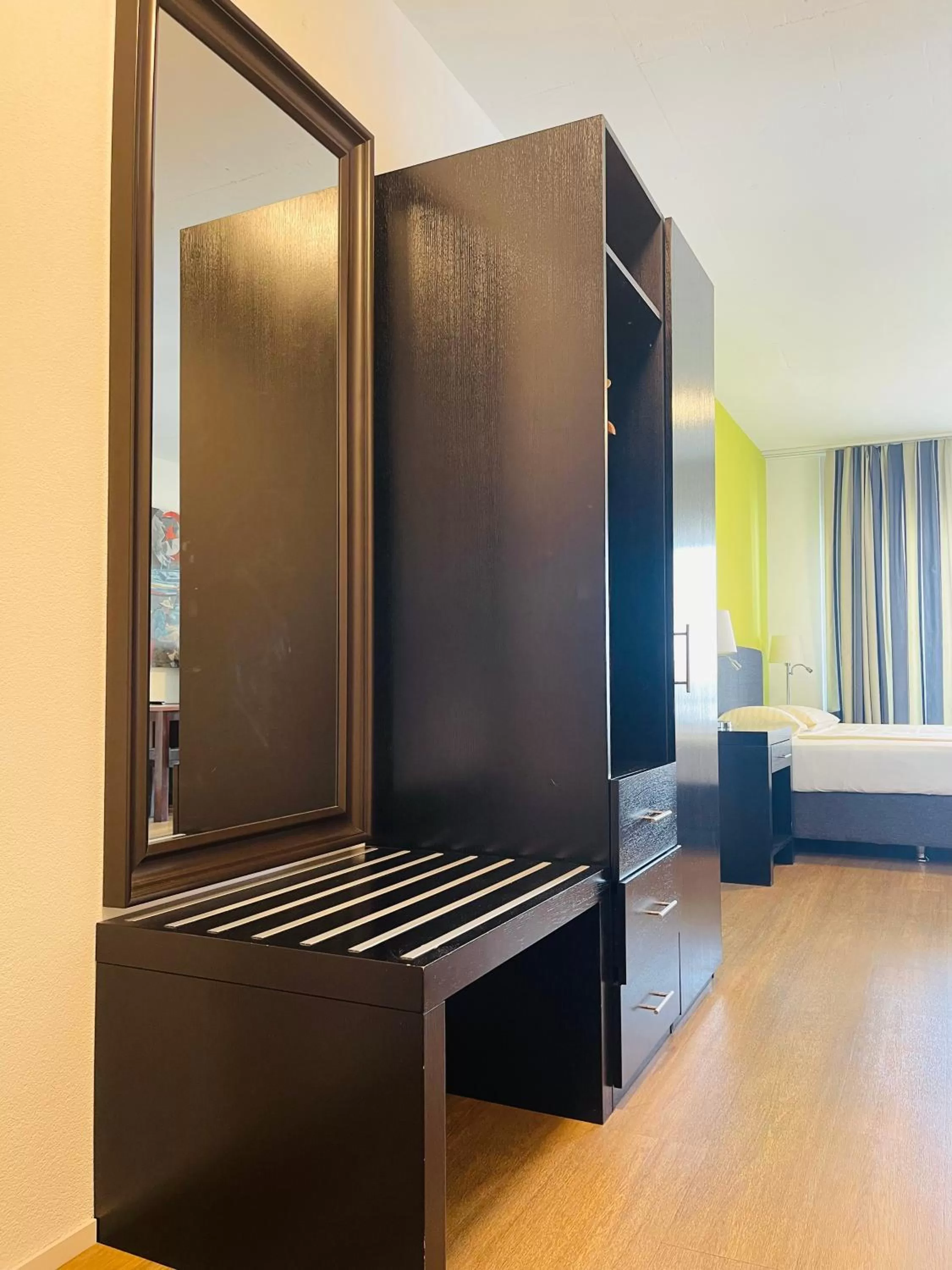 Bed in Hotel Swiss Bellevue