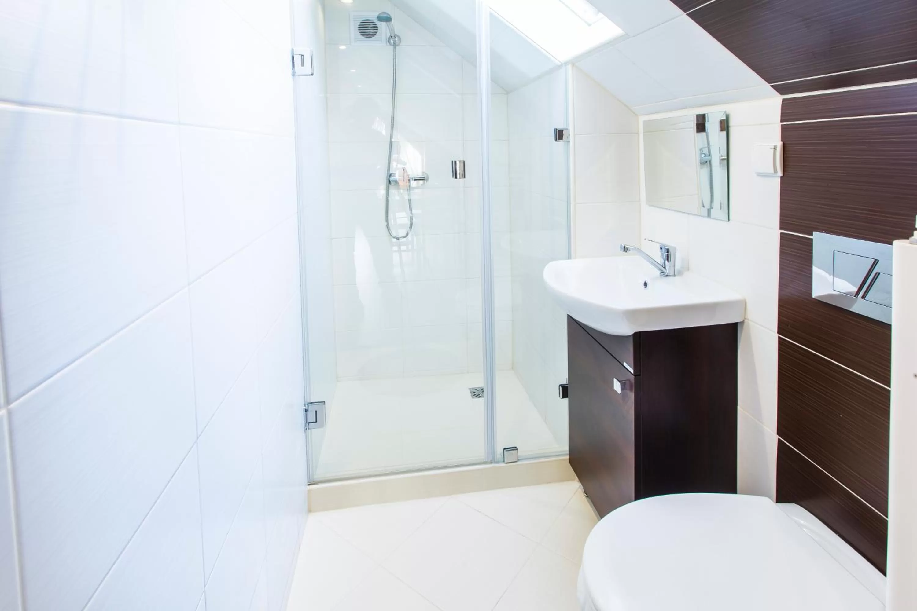 Shower, Bathroom in Chata u Bronka