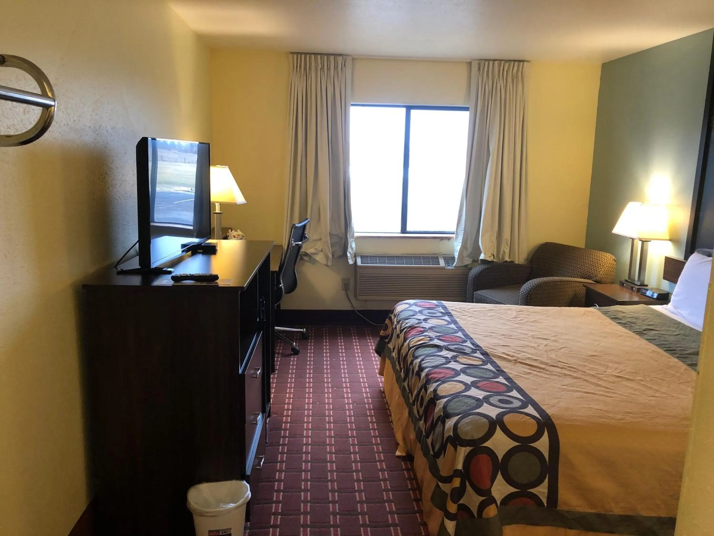 Bed in Super 8 by Wyndham Plover Stevens Point Area