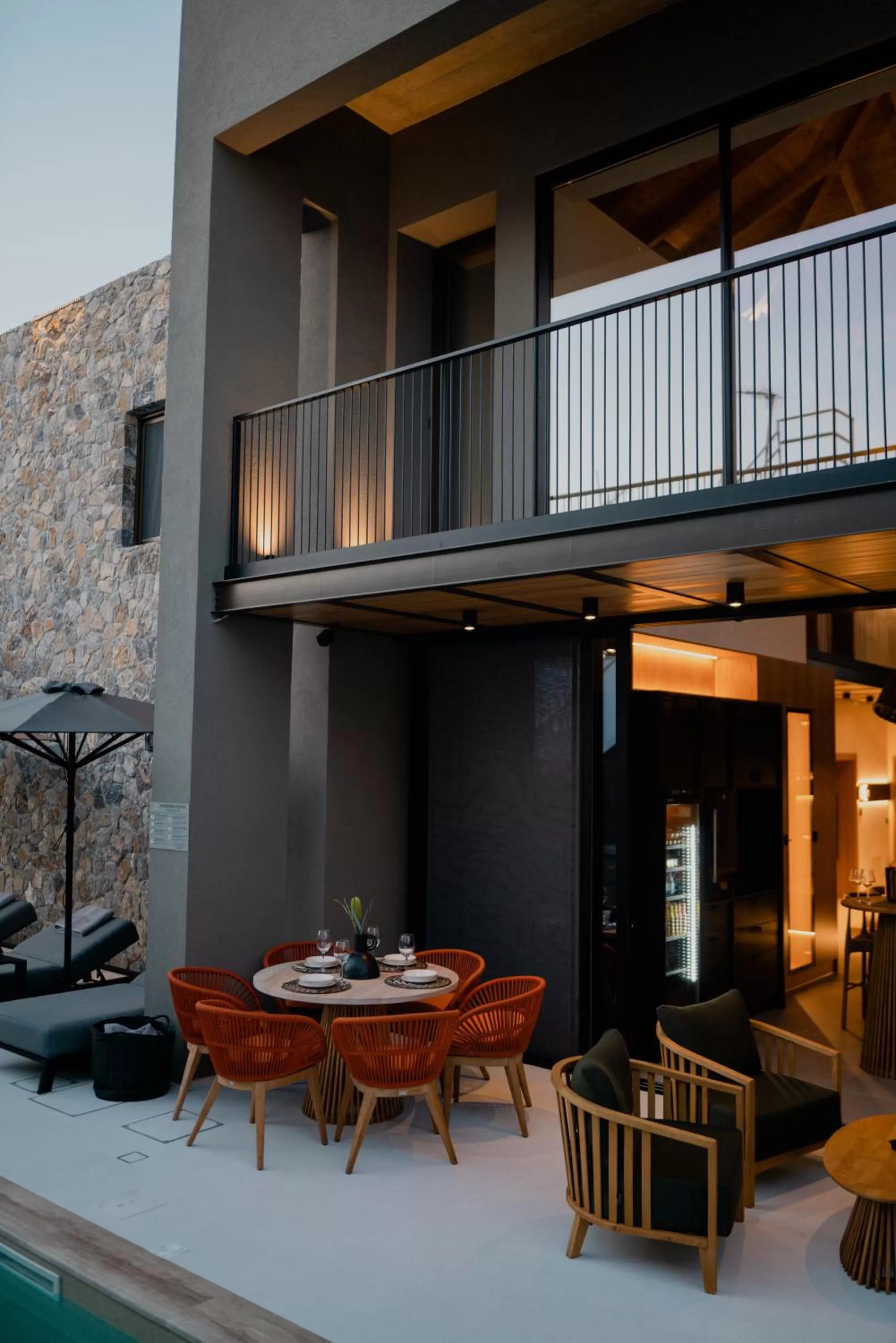 Dining area in Capital Luxury Suites