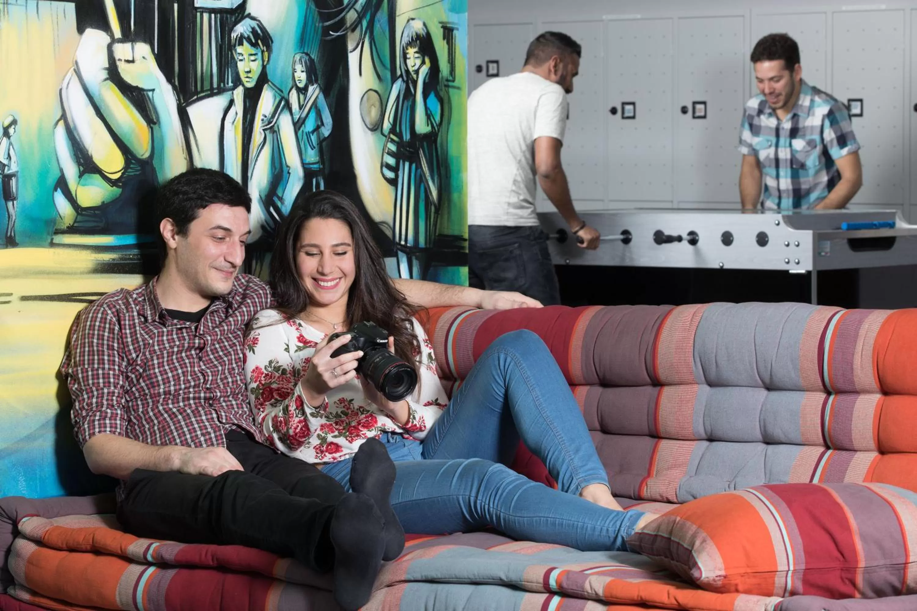 Communal lounge/ TV room in The RomeHello