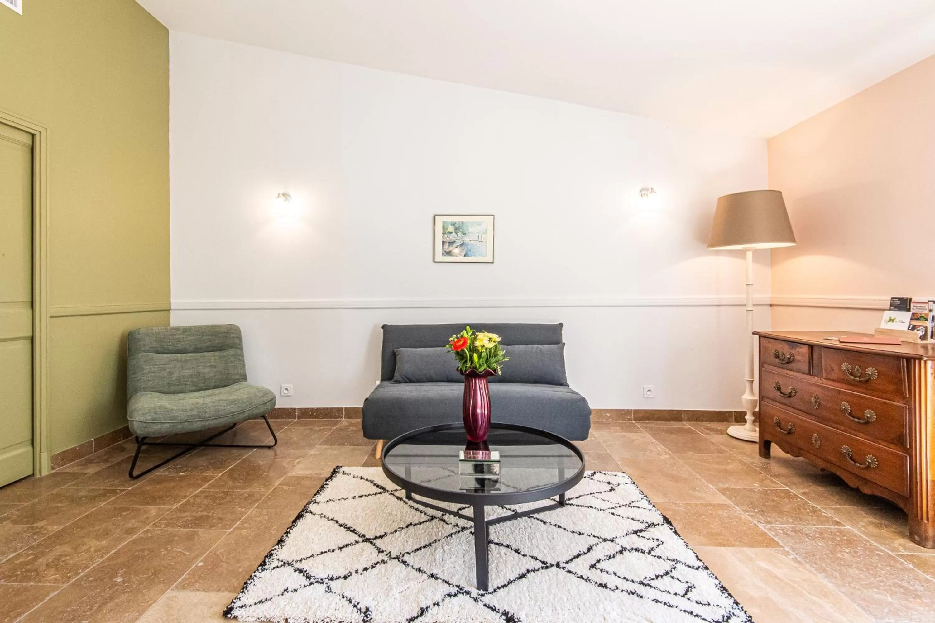 Patio in Hôtel Mas Valentine