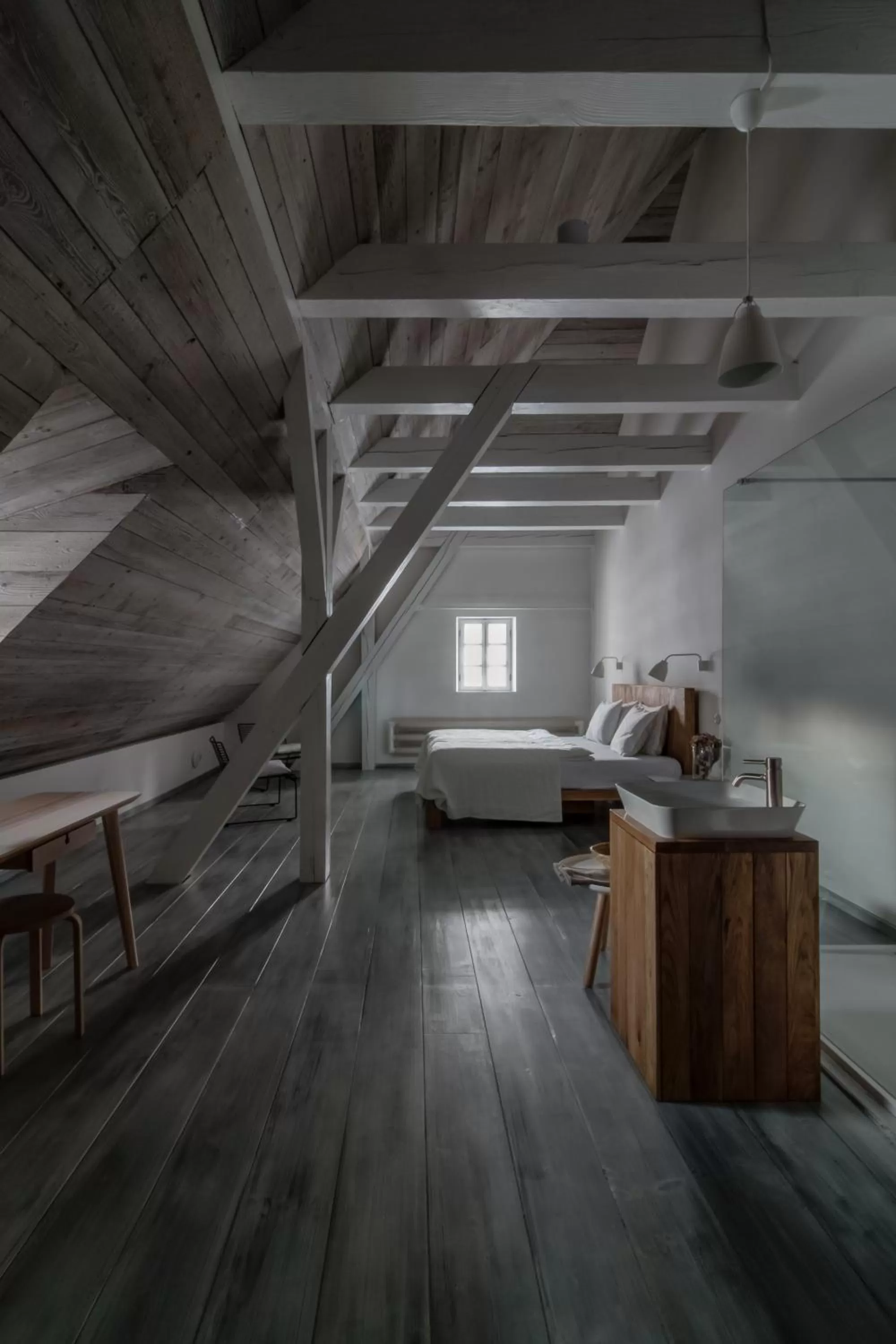 Bathroom, Kitchen/Kitchenette in Boutique hotel Mezi plutky