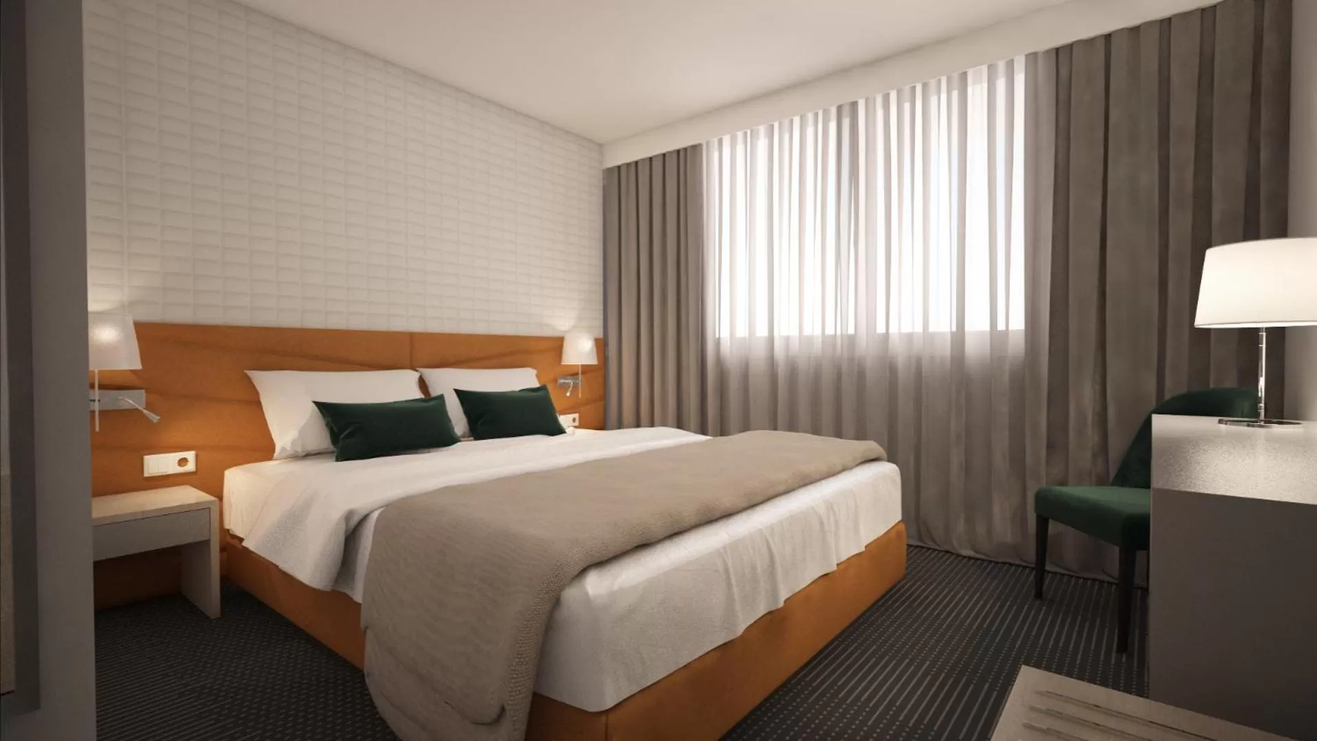 Bed in Masa Hotel 5 de Outubro