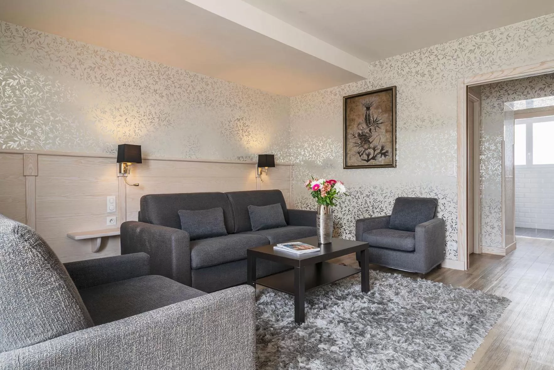 Living room in Domaine du Limonay, The Originals Collection