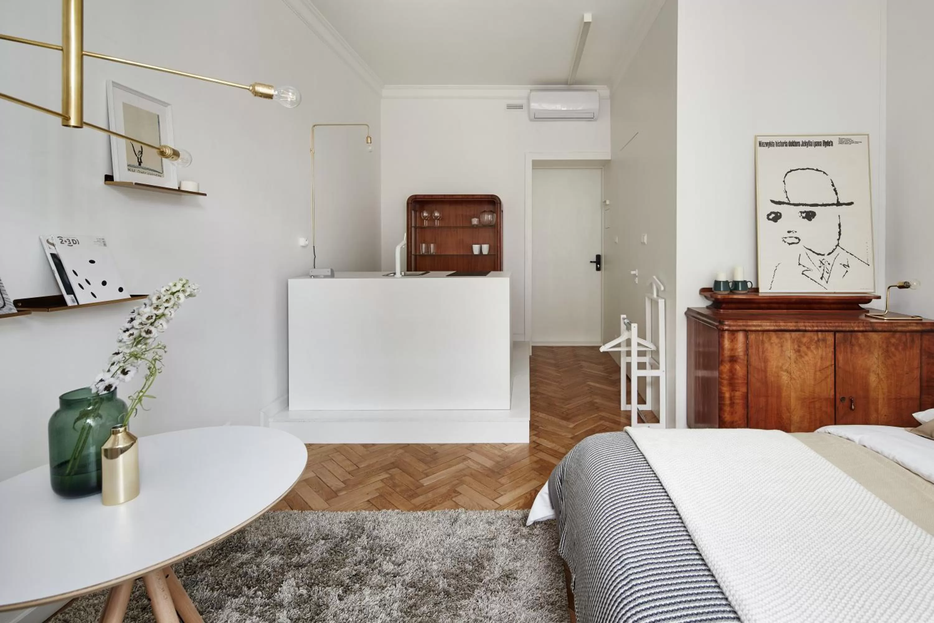 Photo of the whole room, Bed in FOUR STORIES APARTMENTS - Krasinskiego