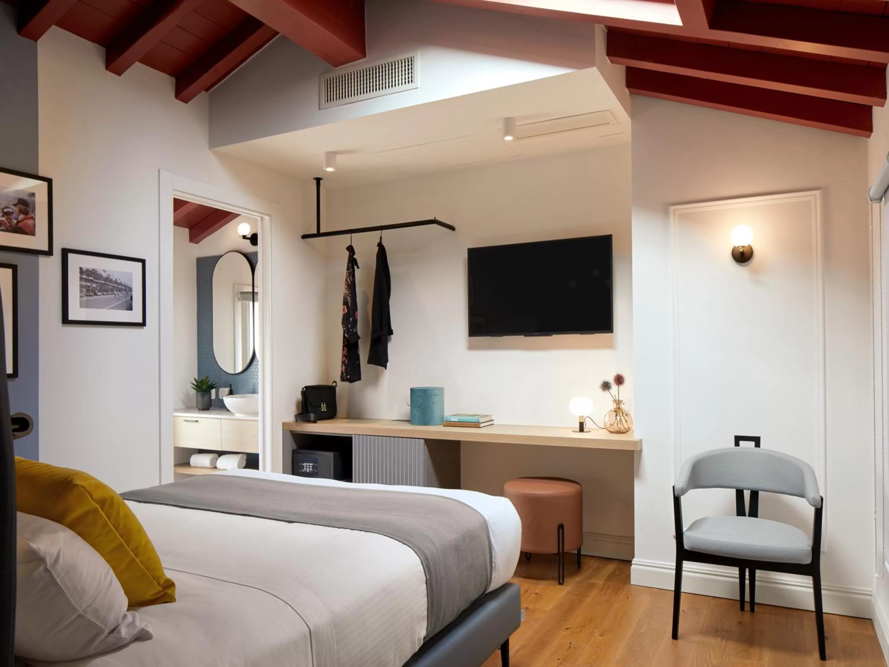 Communal lounge/ TV room, Bed in Ca’ Prandini