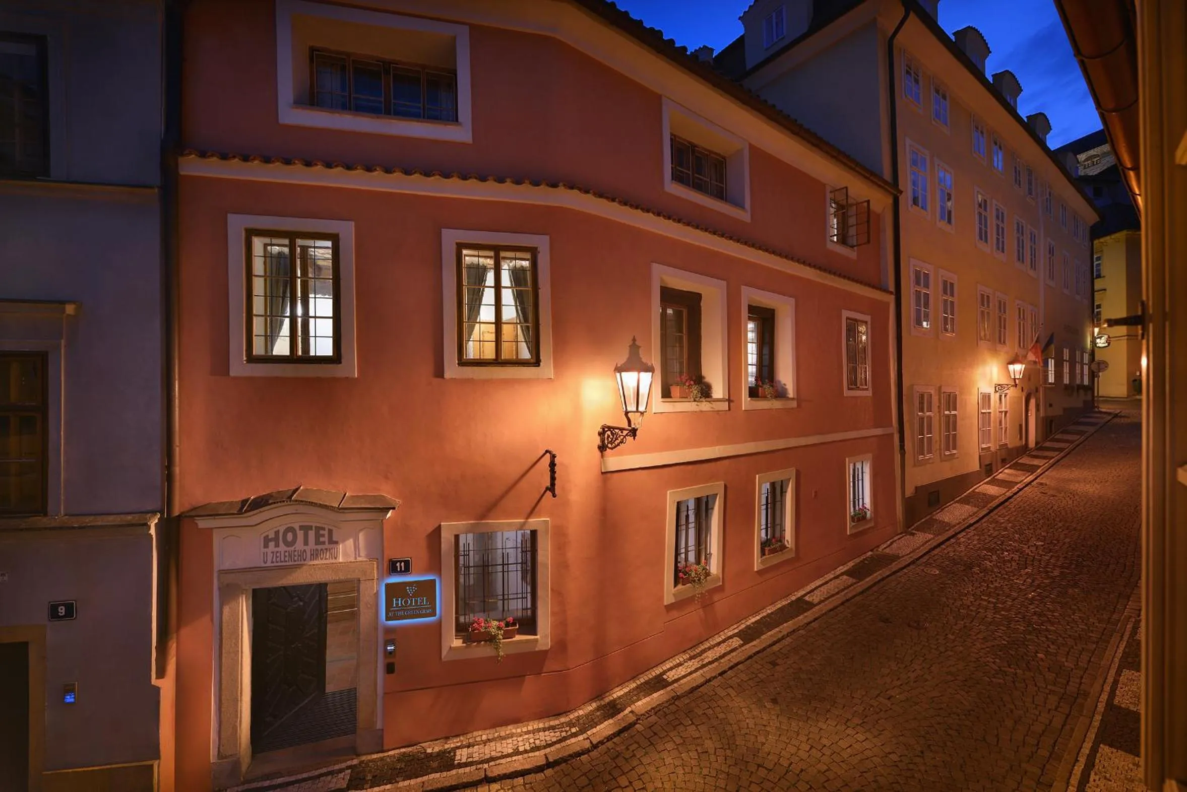 Property building in Hotel At the Green Grape