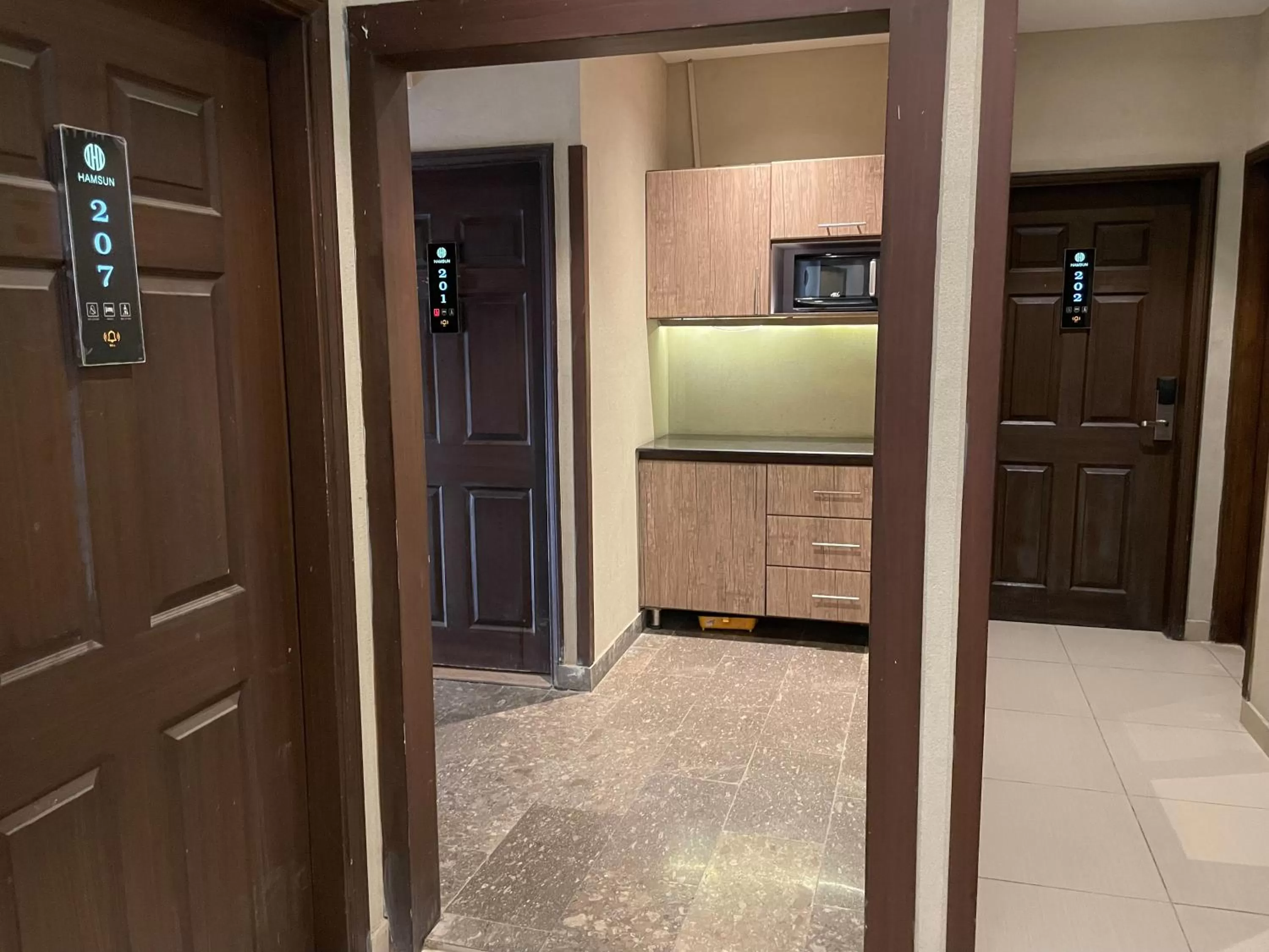 Kitchen or kitchenette in Hamsun Shahrah-e-Faisal