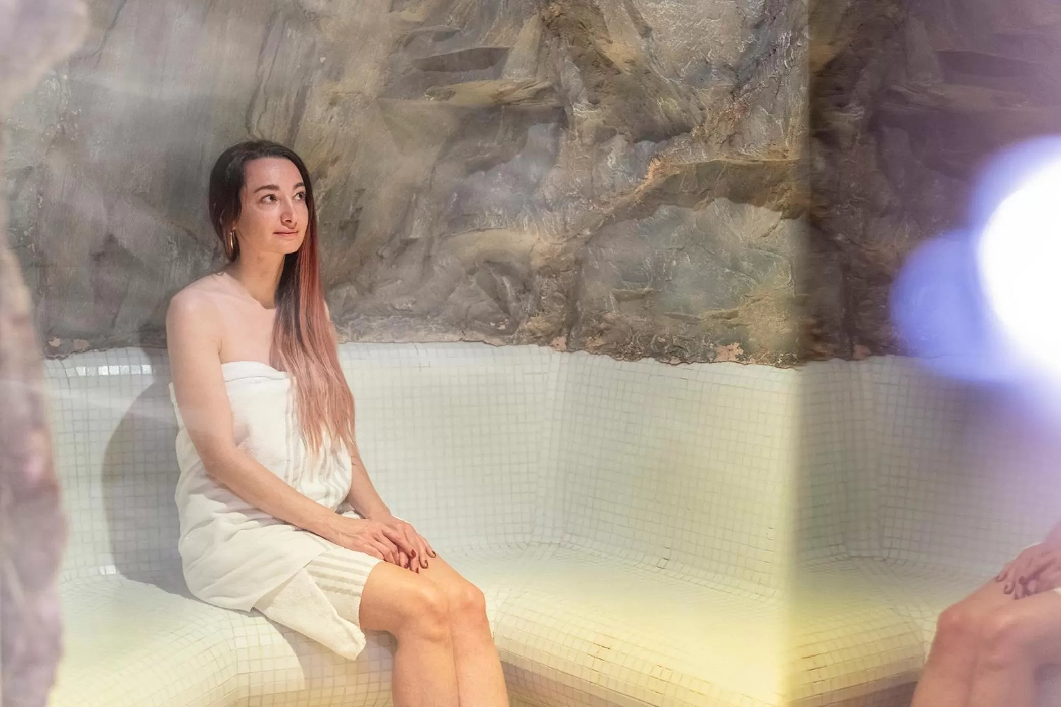 Steam room in Hotel Tyrol