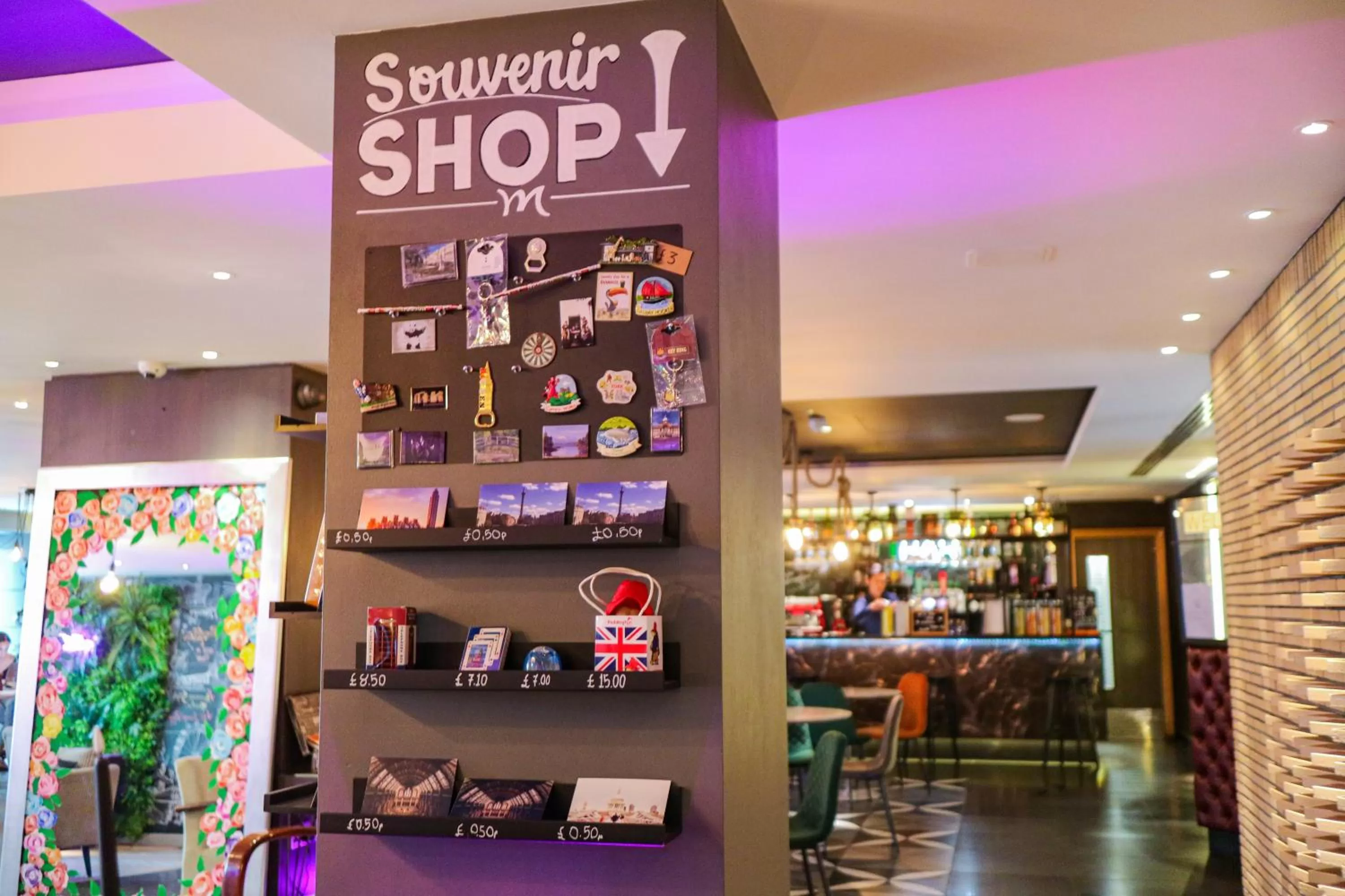 On-site shops in Mercure London Bridge