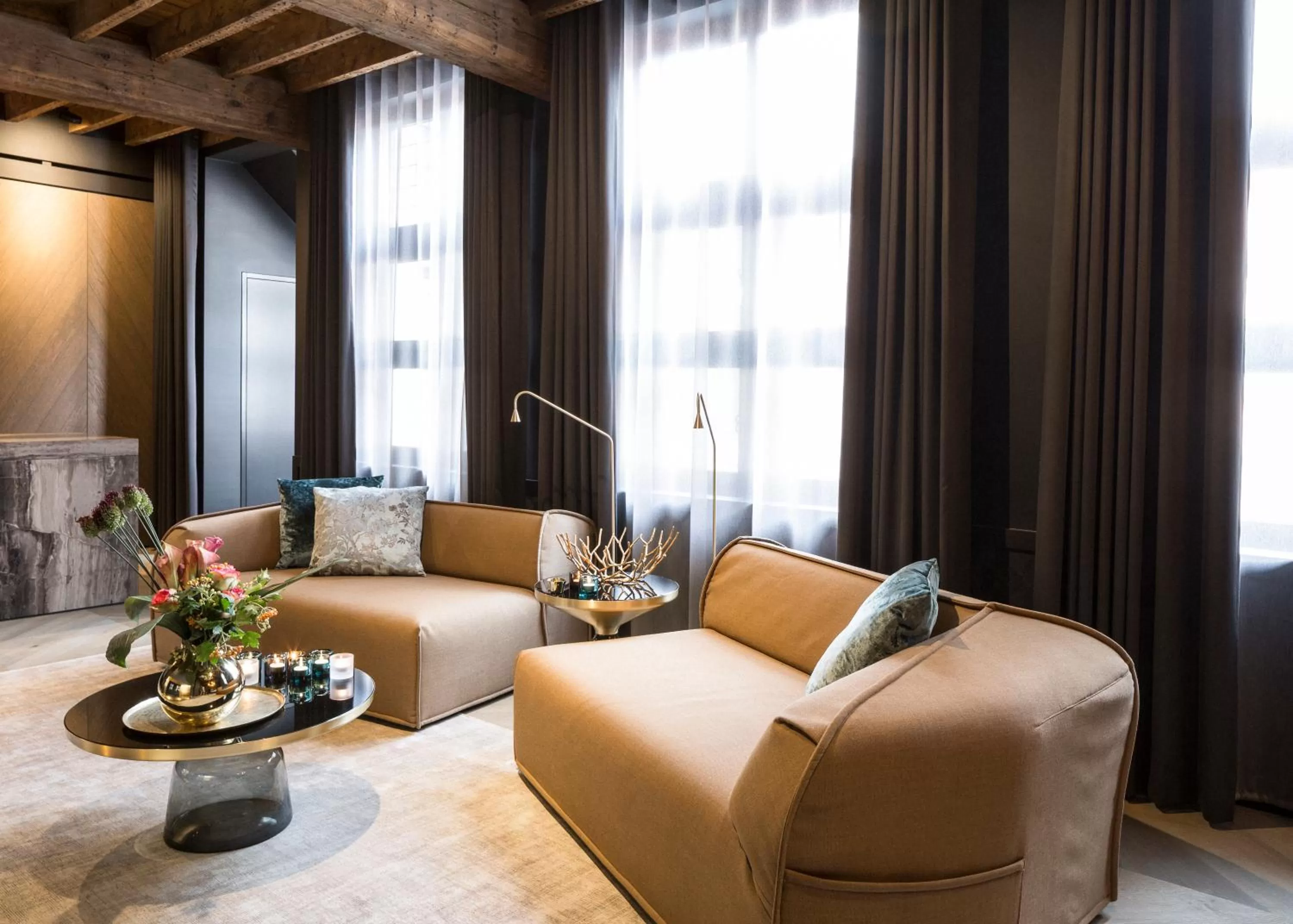 Living room in Gulde Schoen Luxury Studio-apartments