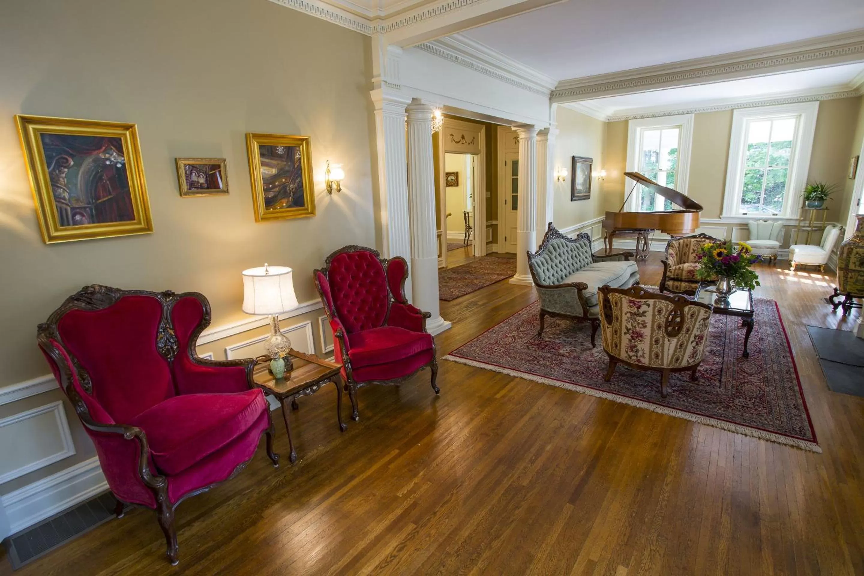 Property building, Seating Area in The Hollinger House