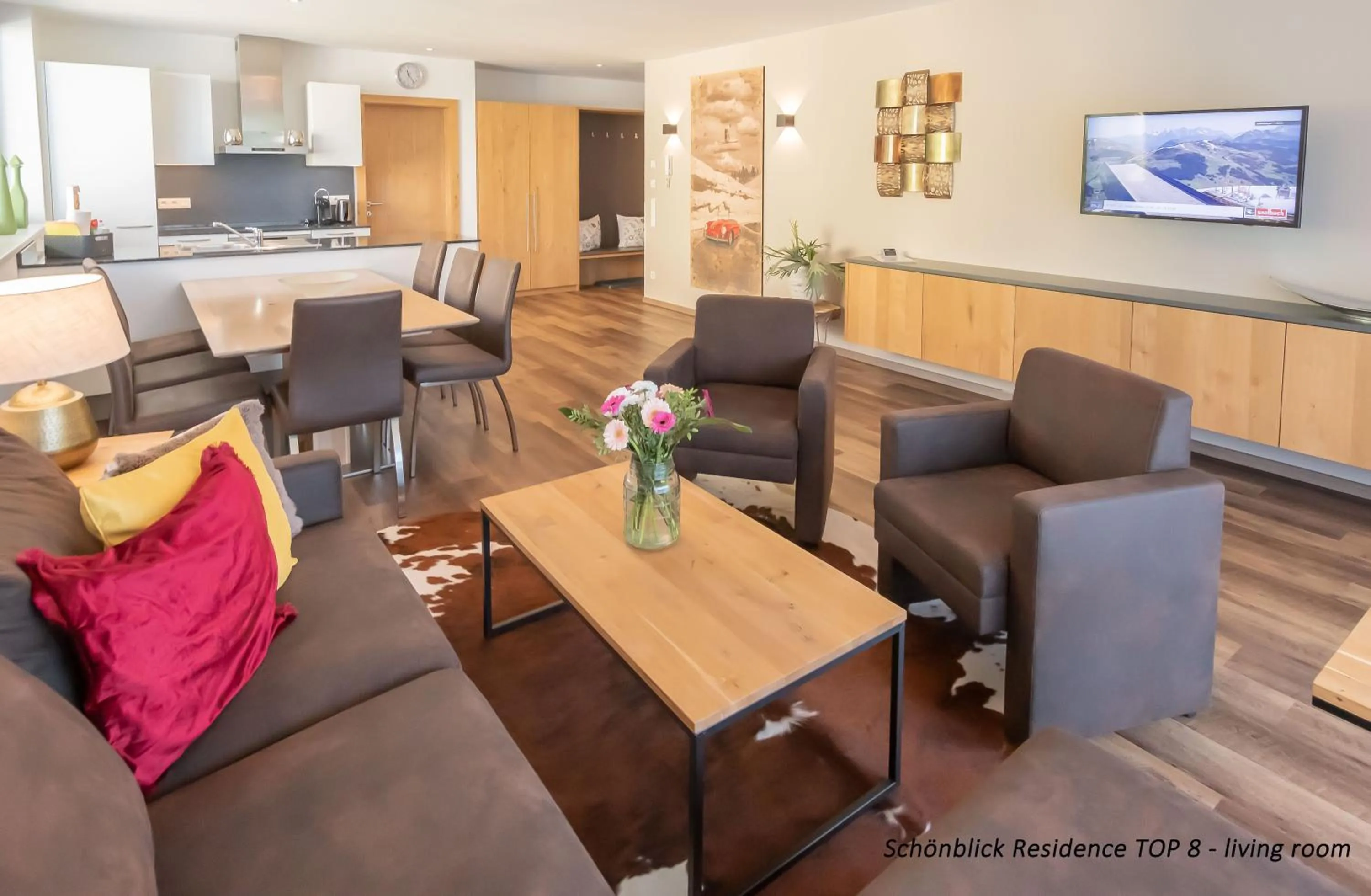 Living room in Schönblick Residence - Absolut Alpine Apartments