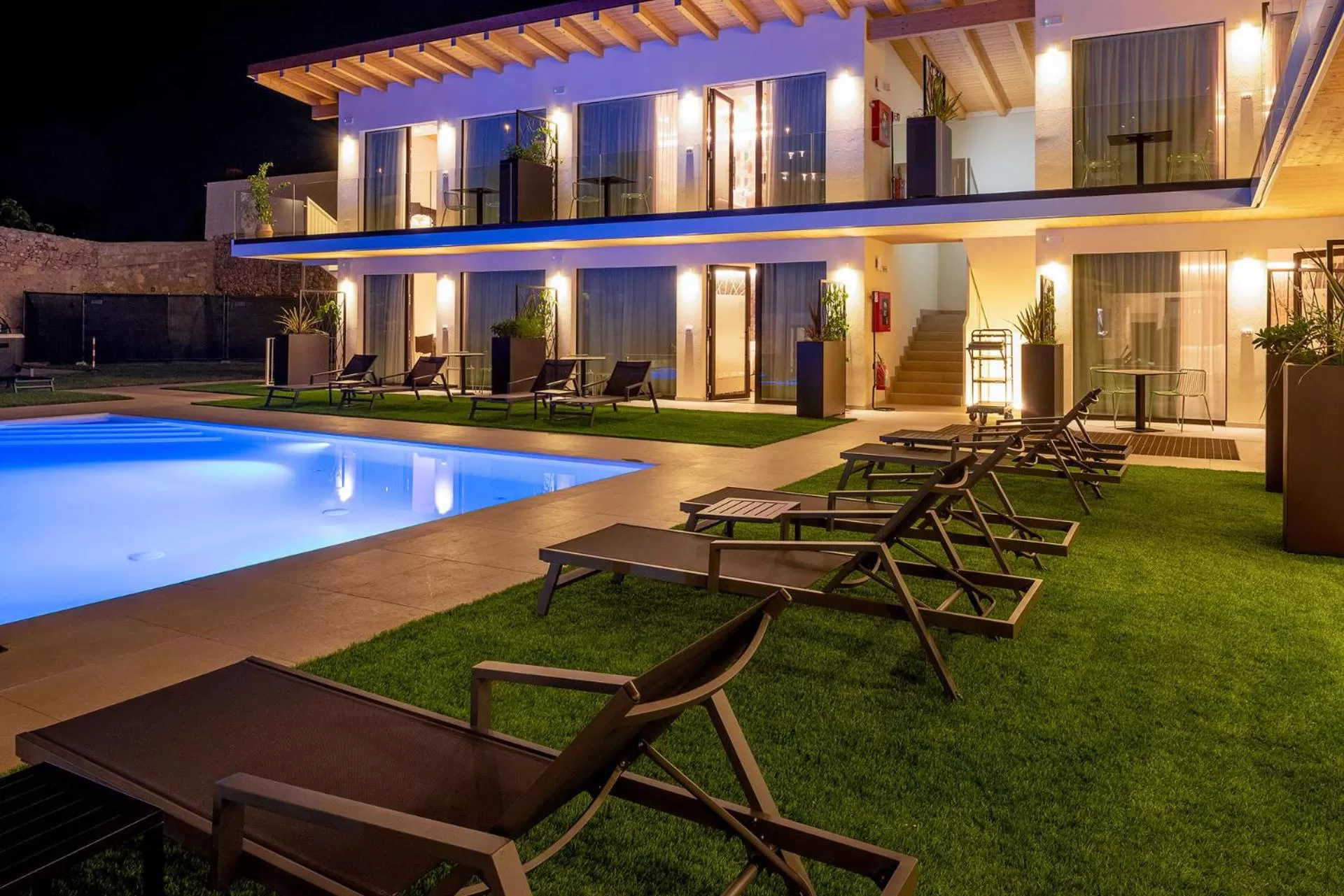 Pool view in Relais Limonaia - Suites & Garden SPA