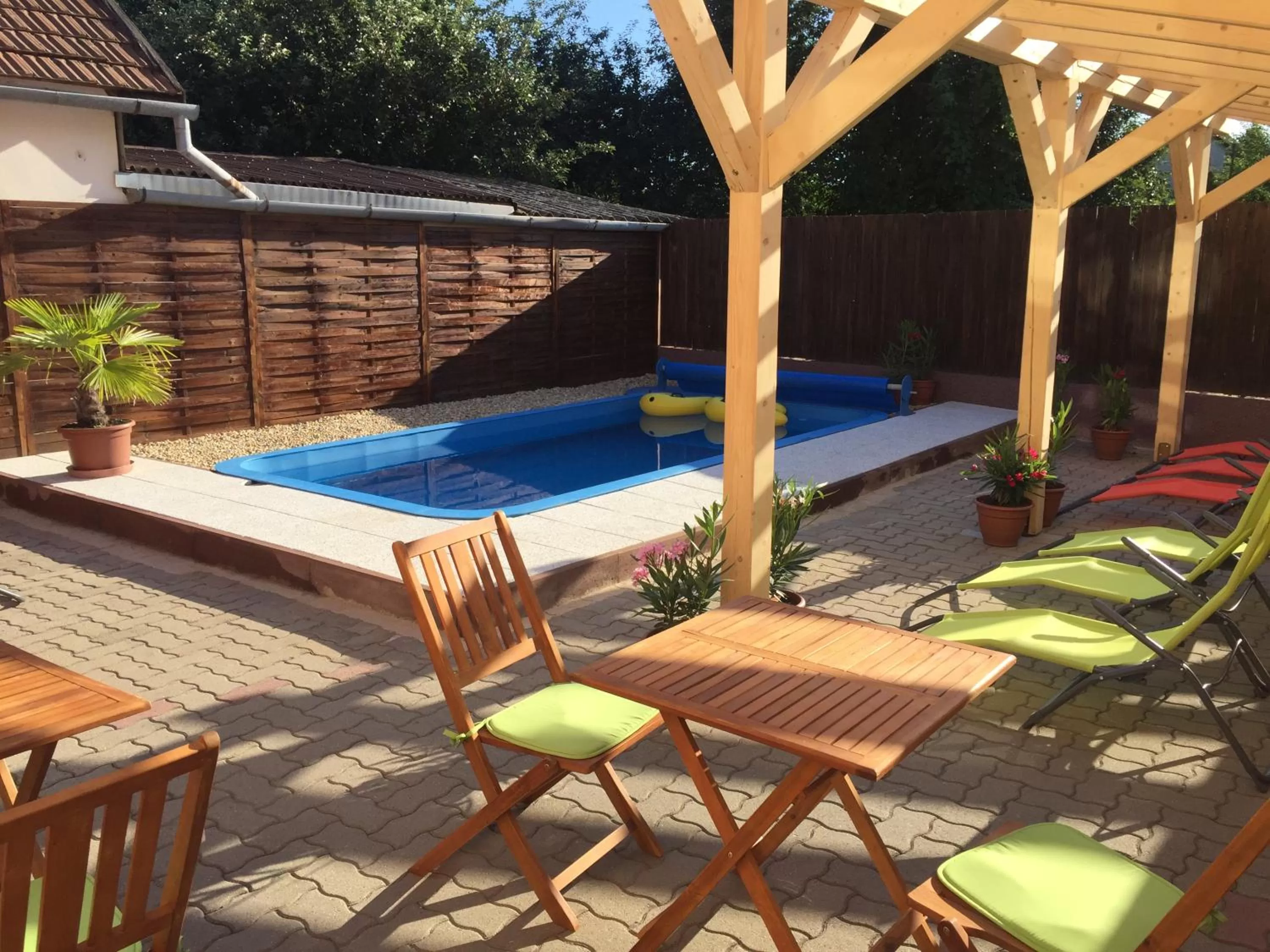 Swimming Pool in Napház Panzió