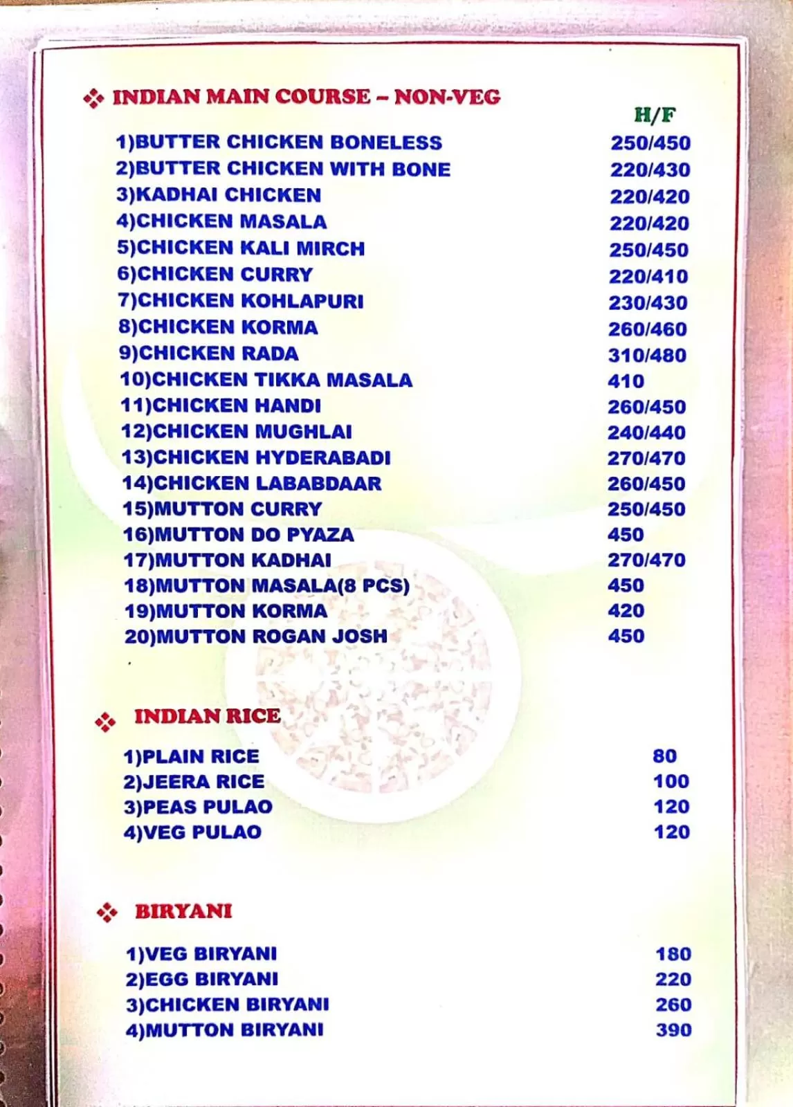 Restaurant/places to eat in Hotel Shiv Palace