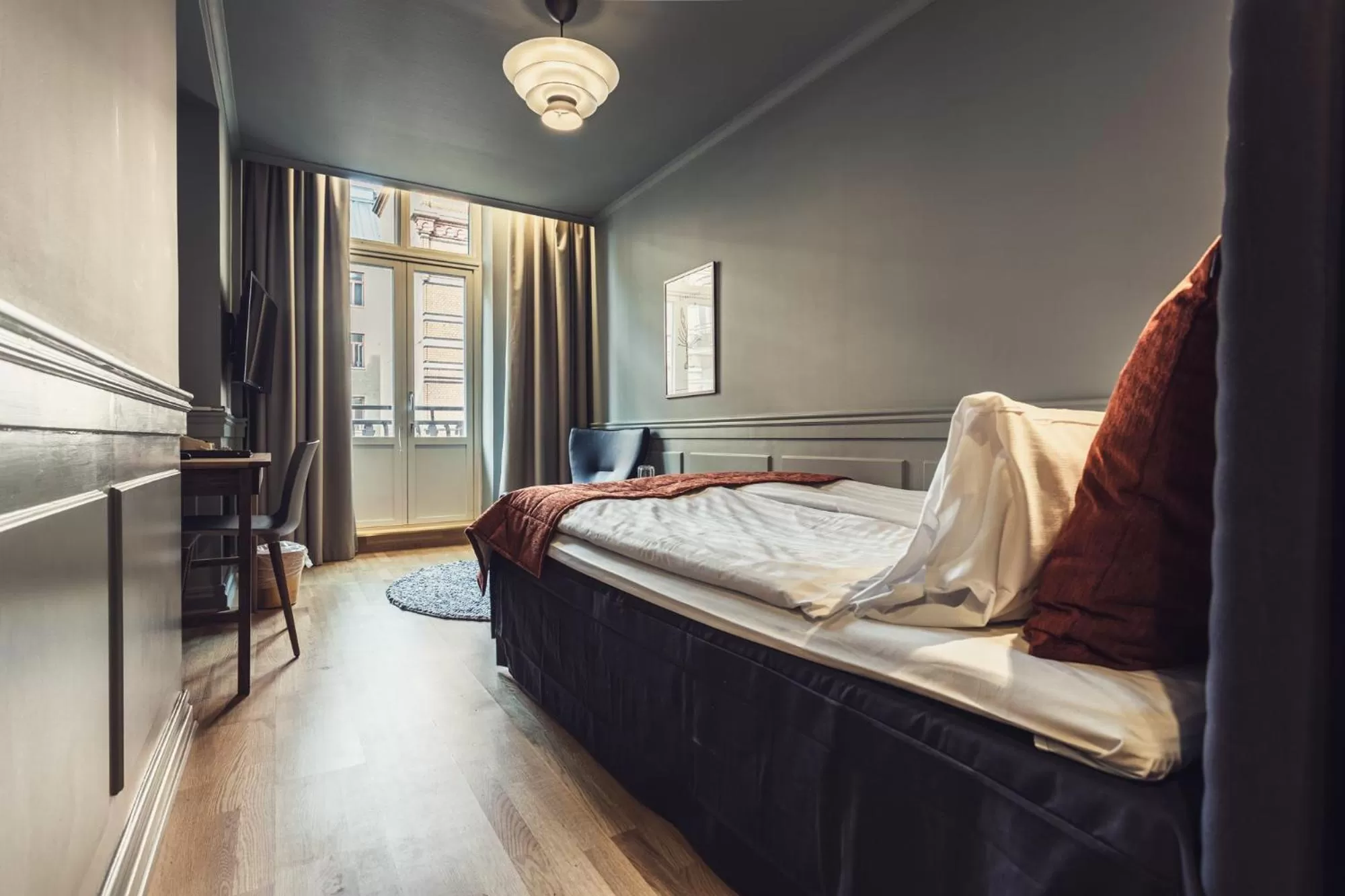 Bedroom, Bed in Hotel Poseidon