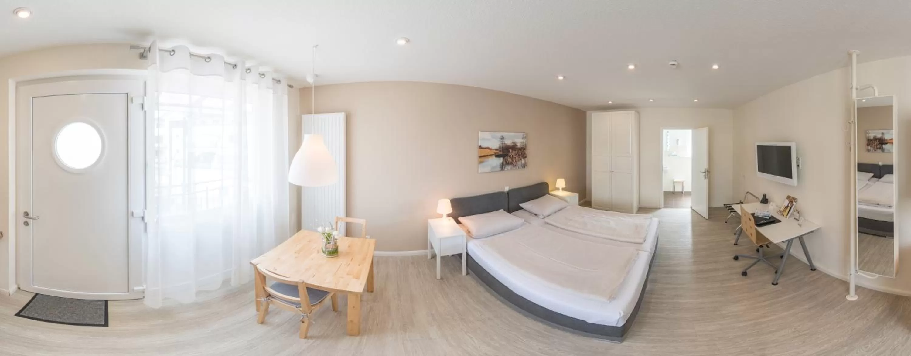 Decorative detail, Bed in Schäfers Hotel, Self-Check-in, Cafe und Bäcker am Hotel