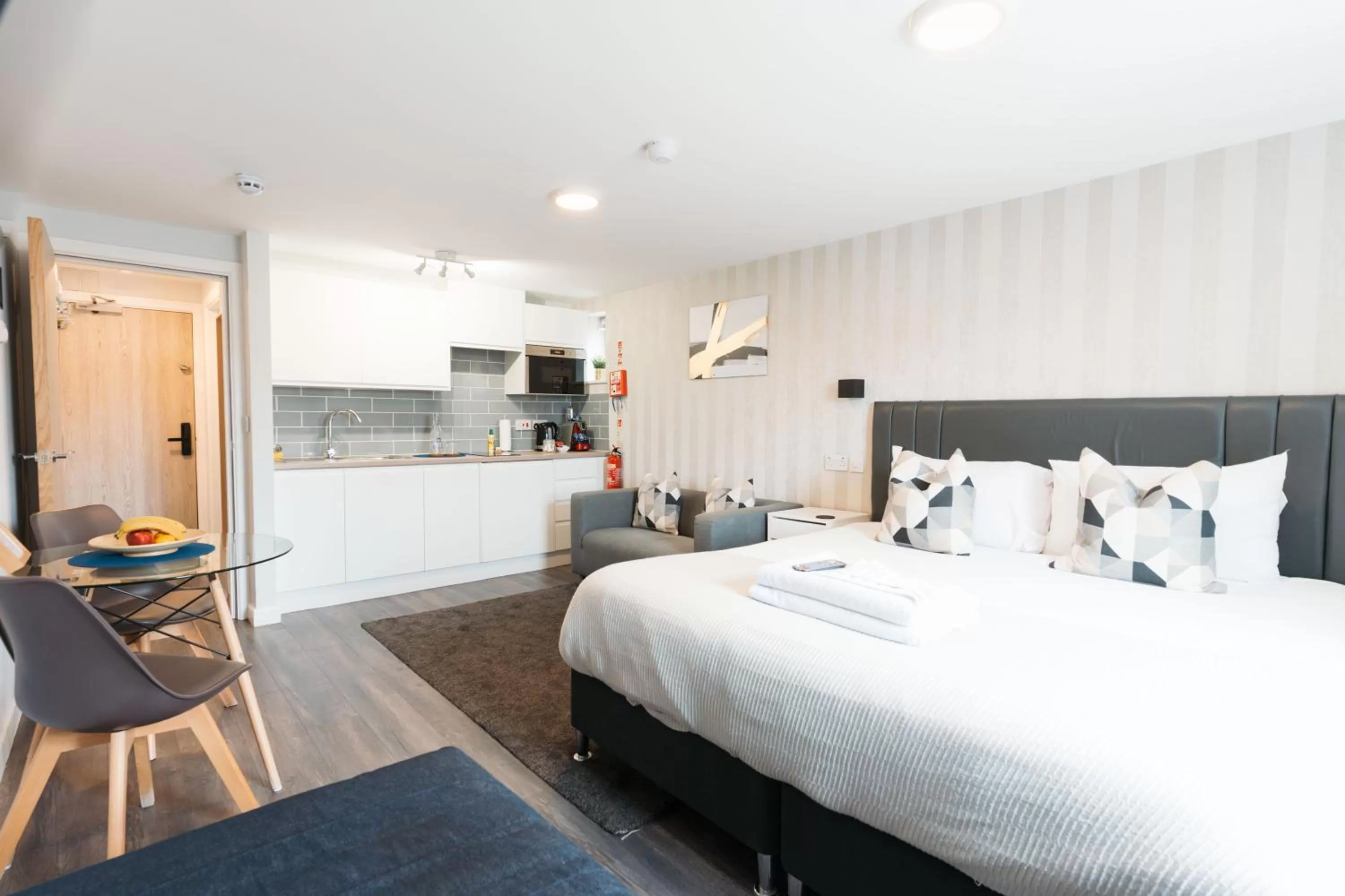 towels, Bed in Prime Suites Lytham