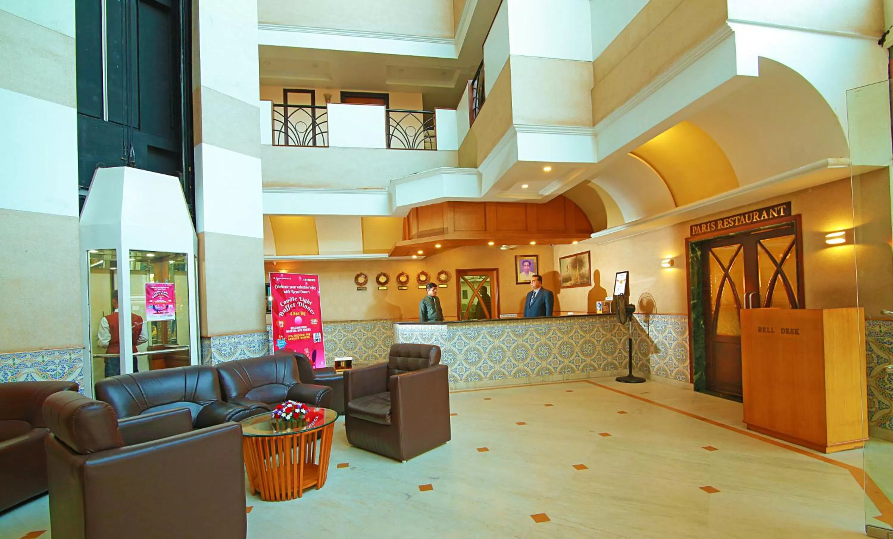 Staff in Royal Omars