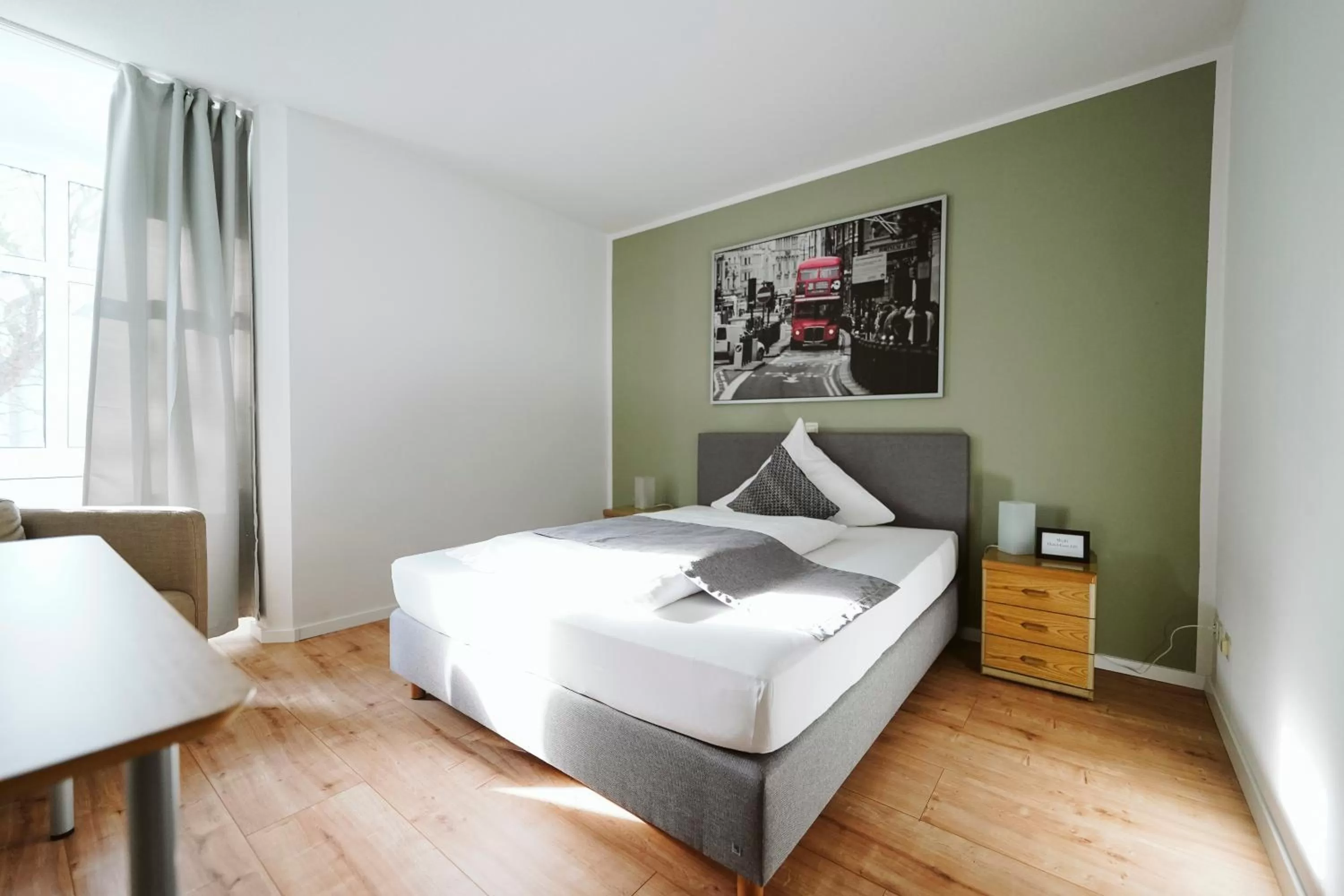 Bed in Hotel Grüner Baum