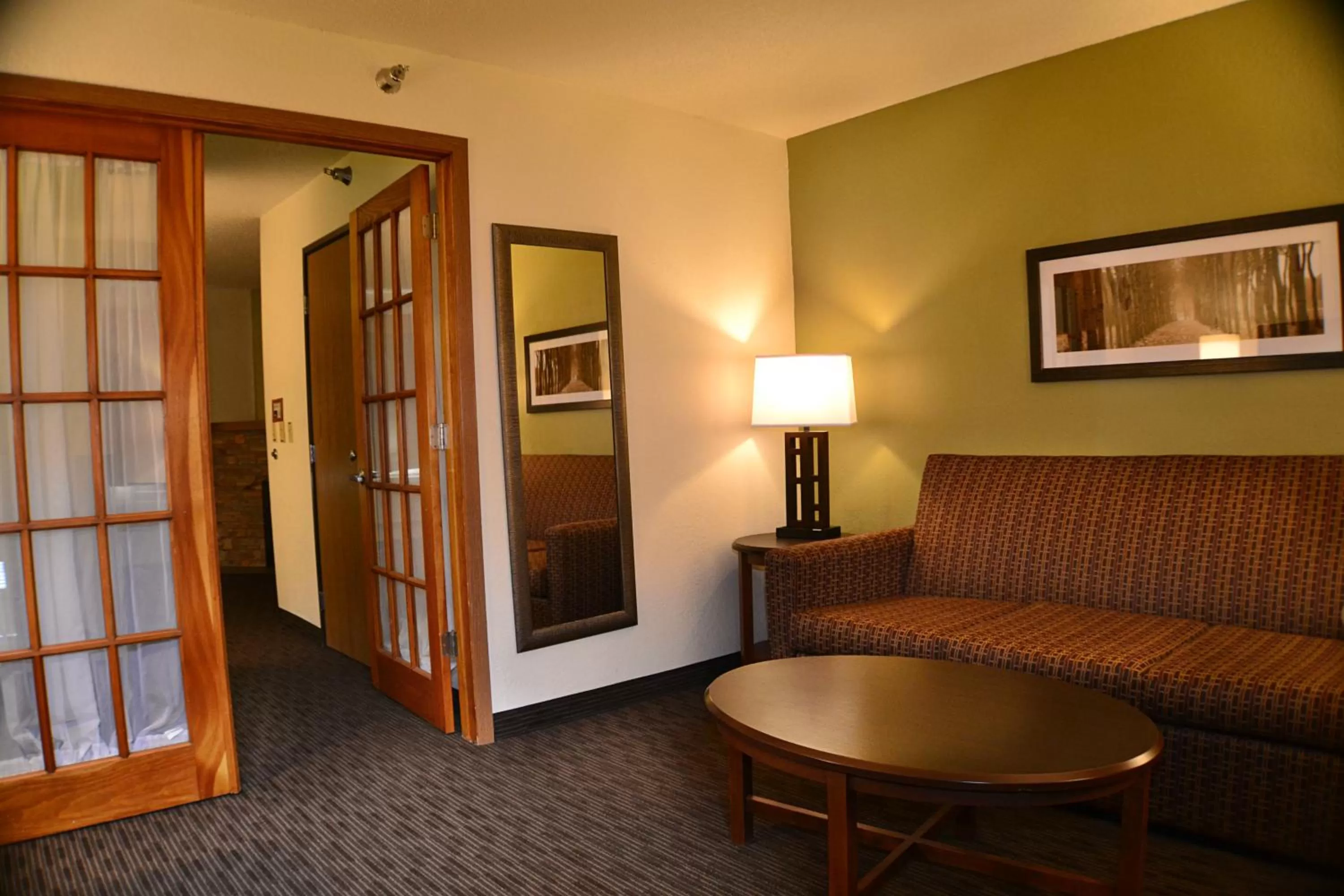 Decorative detail in AmericInn by Wyndham Calumet