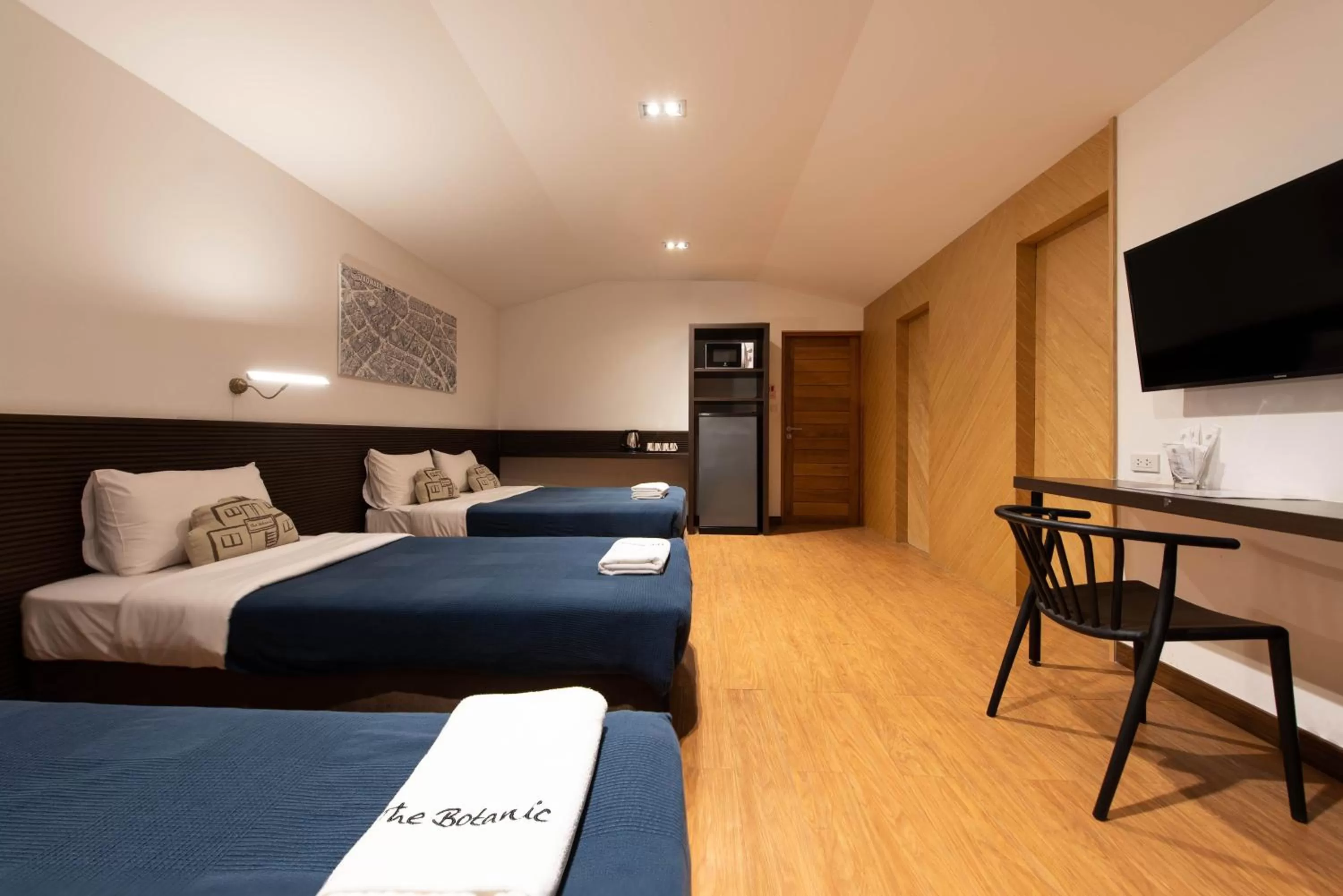 Bed in Botanic Service Room at Impact Muangthongthani - SHA Certified