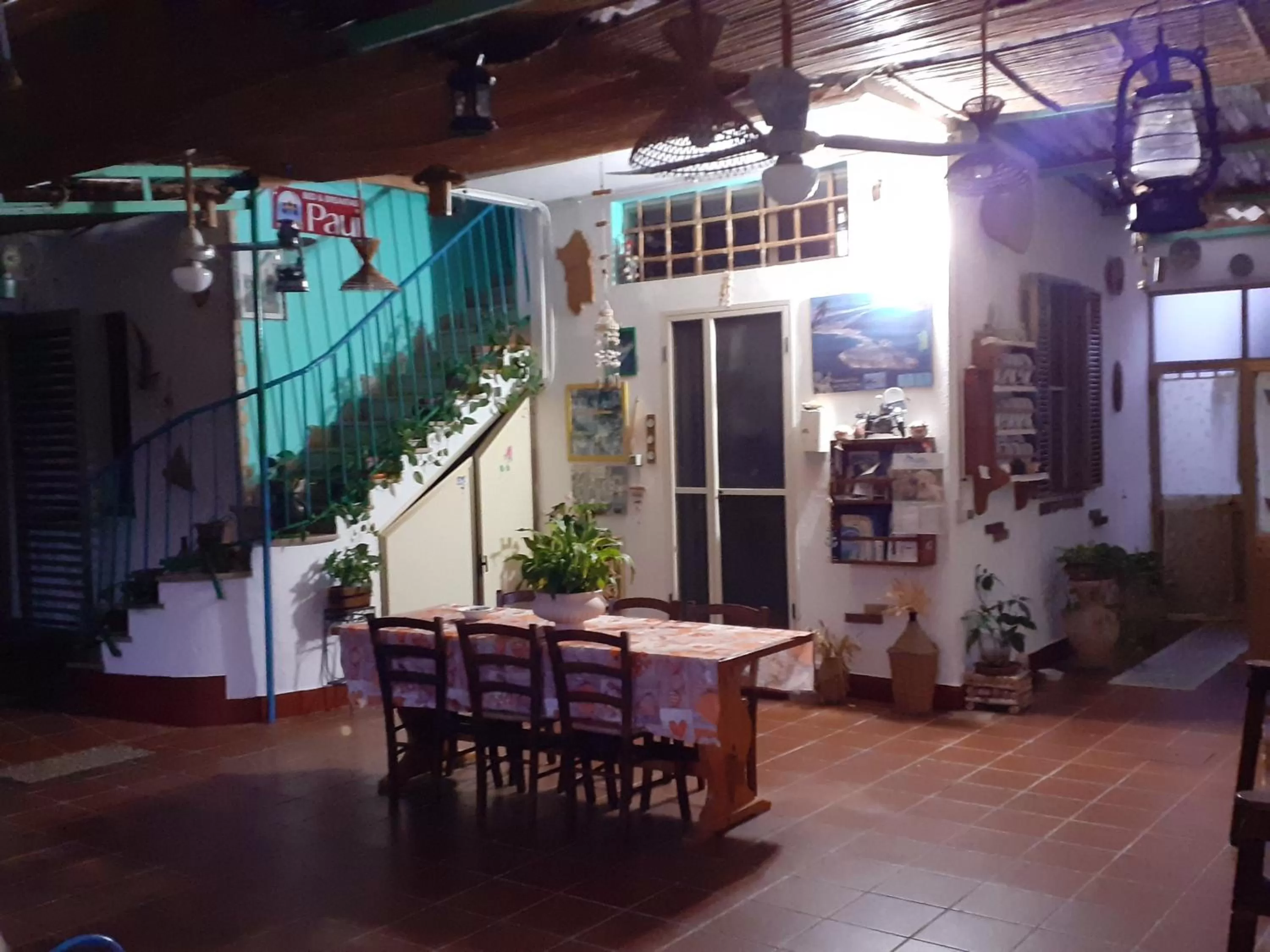 Patio in Bed & Breakfast Paui