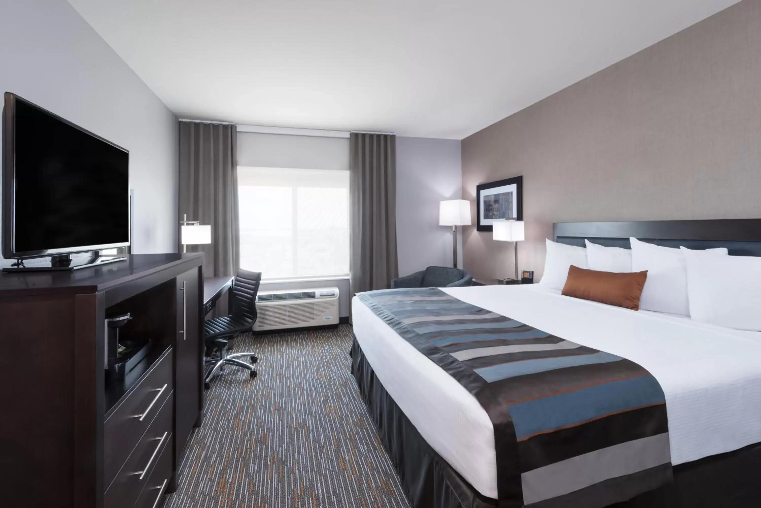 King Room with Roll-In Shower - Mobility Access/Non-Smoking in Wingate by Wyndham Sidney King Room with Roll-In Shower - Mobility Access/Non-Smoking in Wingate by Wyndham Sidney