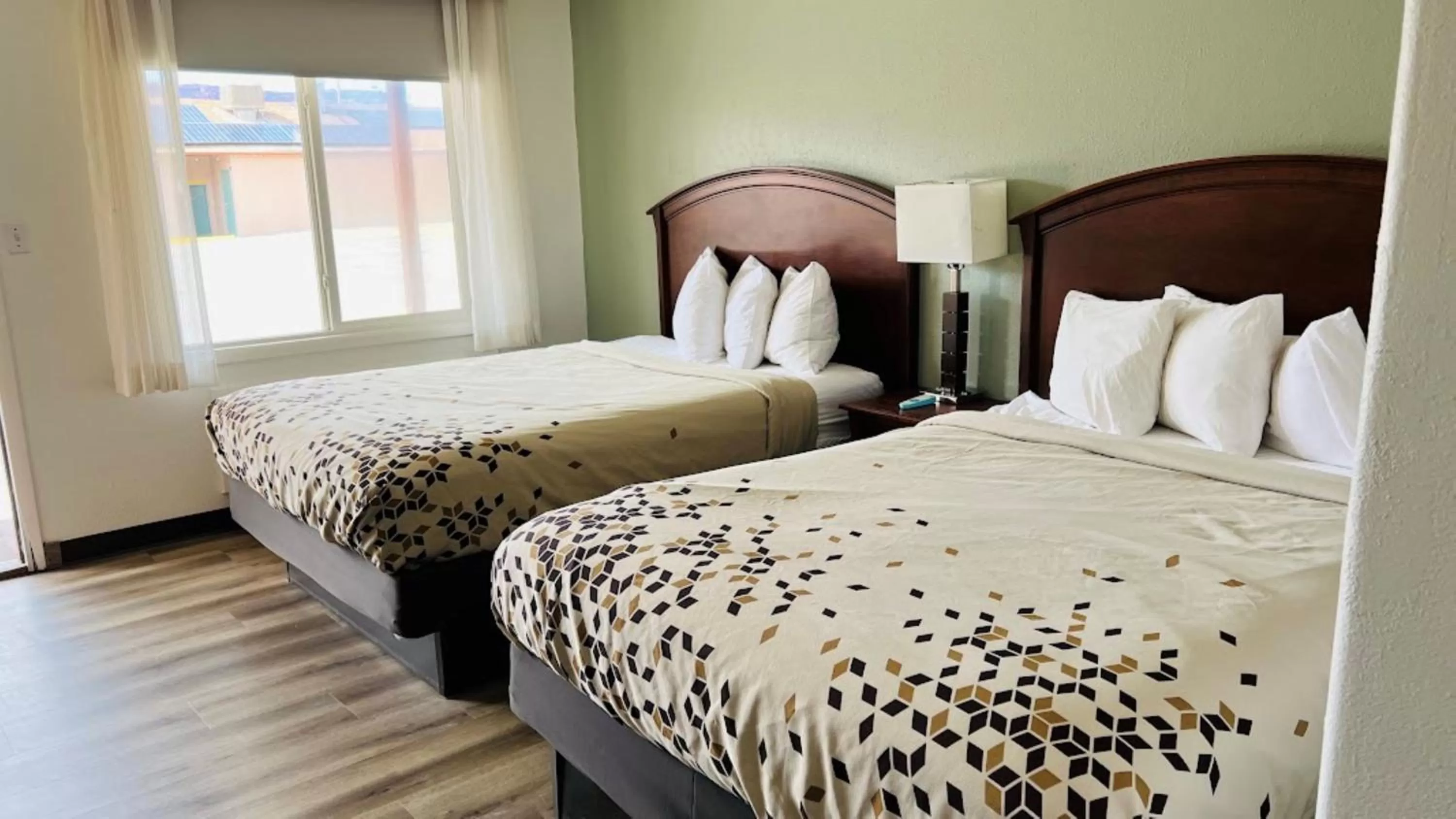 Bed in Inca Inn Moab