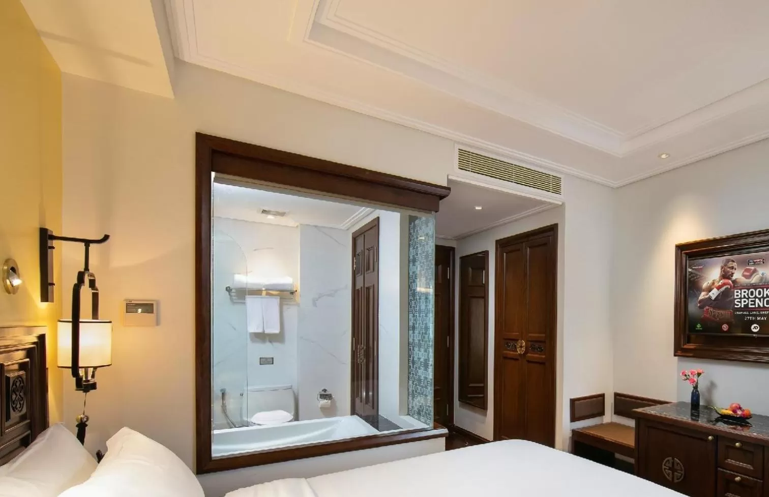 Bathroom, Bed in Lucien Hanoi Lakeside Hotel & Rooftop