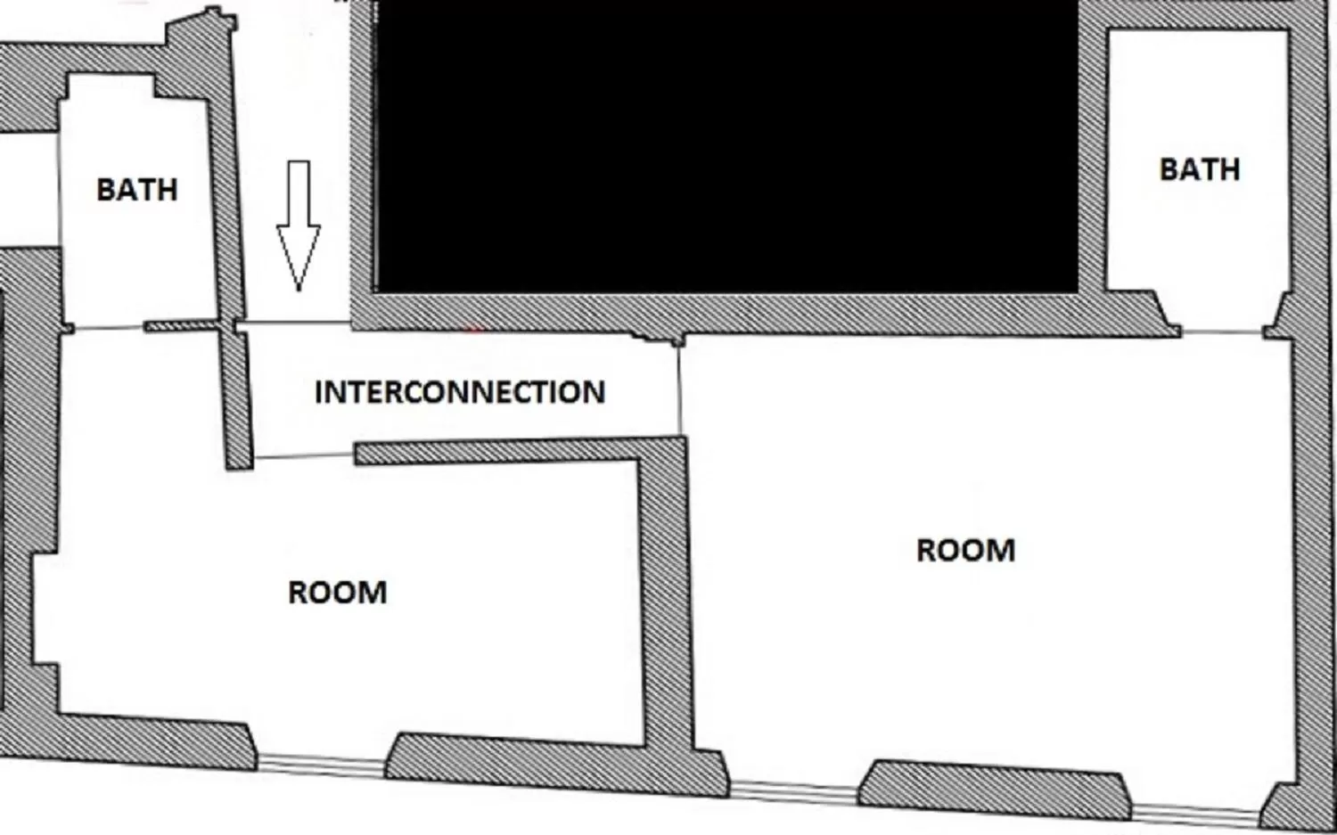 Photo of the whole room in Residenza Gens Julia