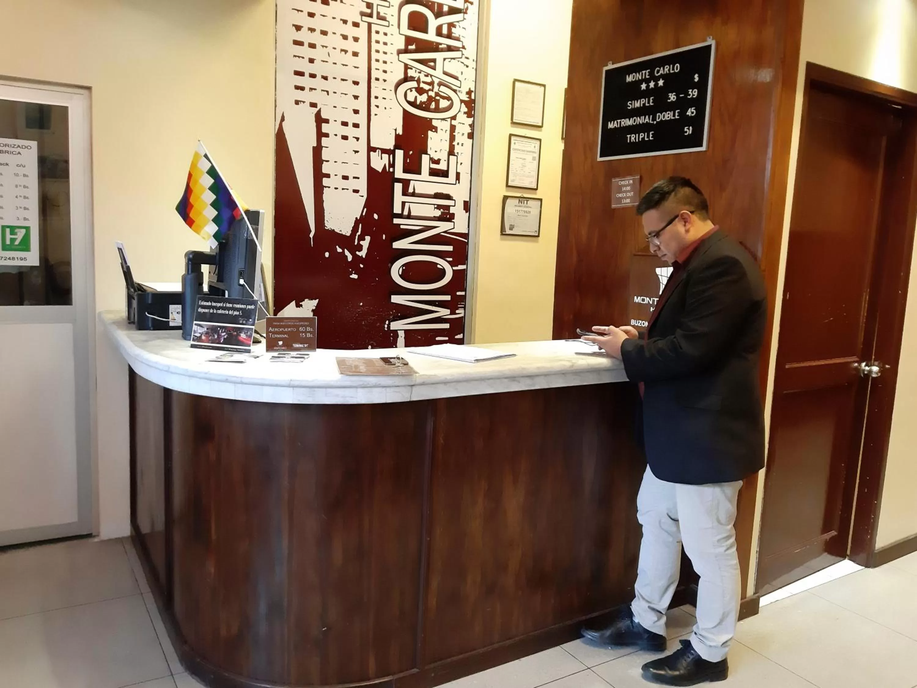 People, Lobby/Reception in Hotel Monte Carlo