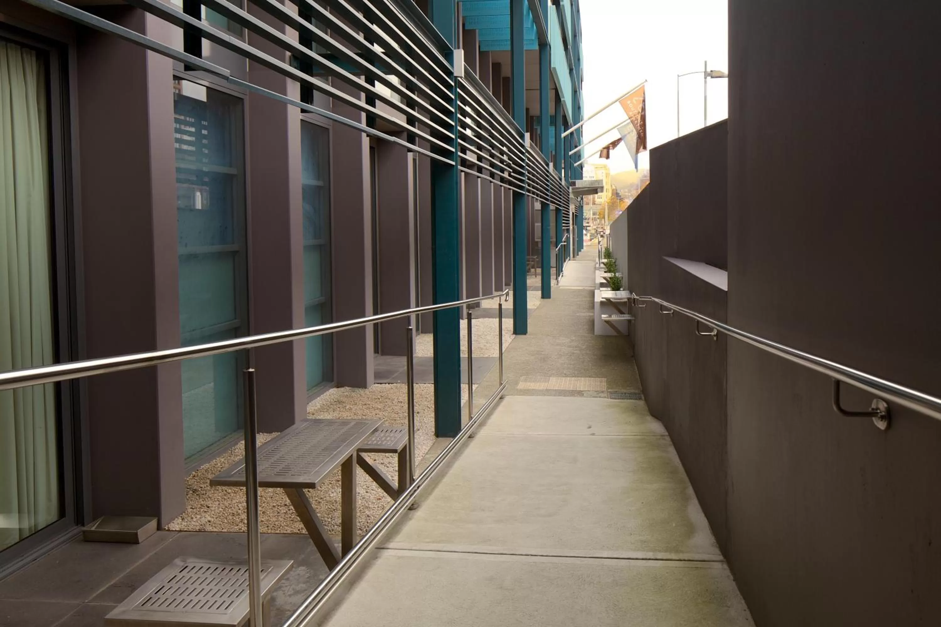 Garden view in Zero Davey Boutique Apartment Hotel