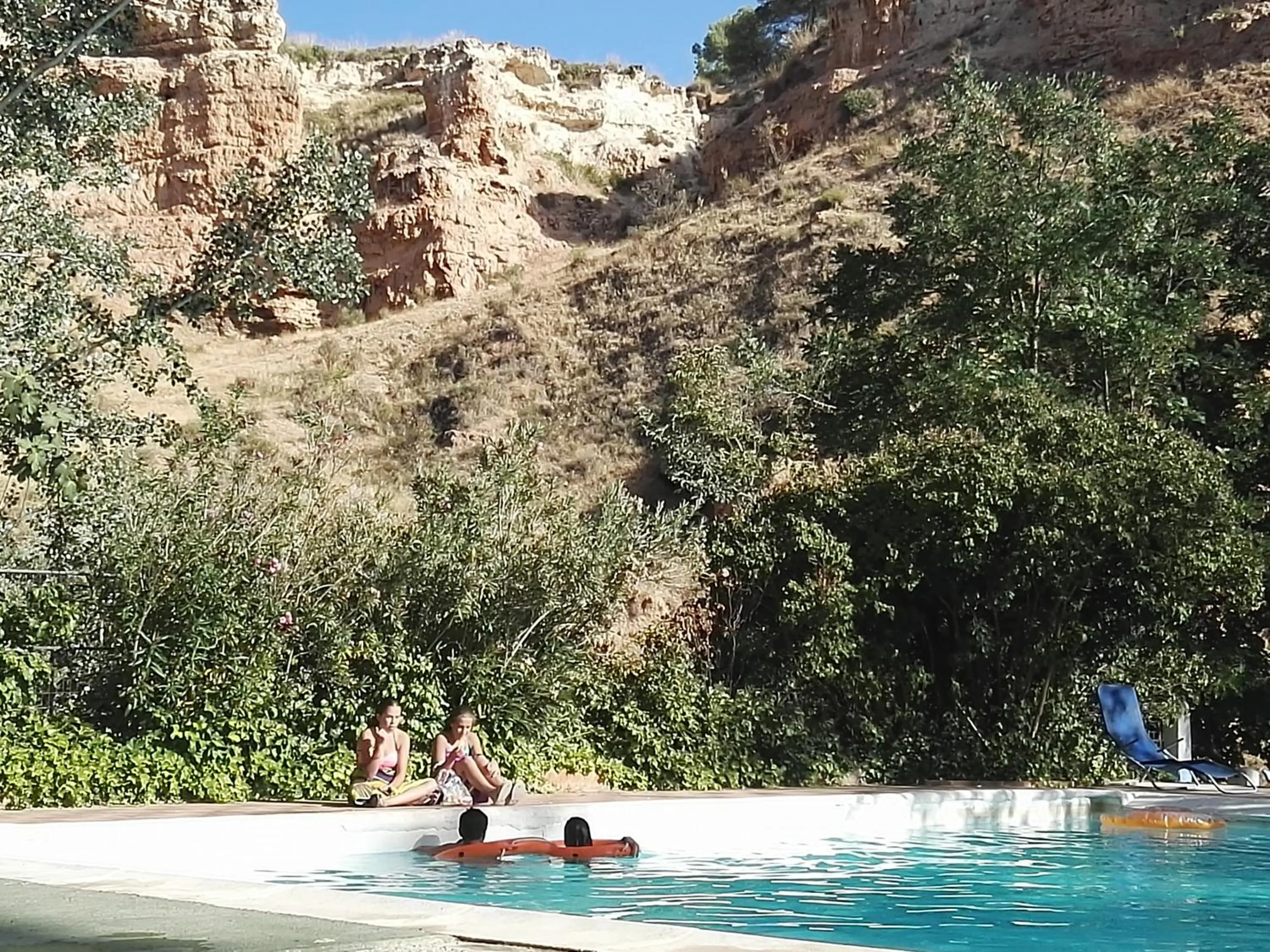 Swimming pool in Casas Cueva y Cortijo La Tala en Guadix