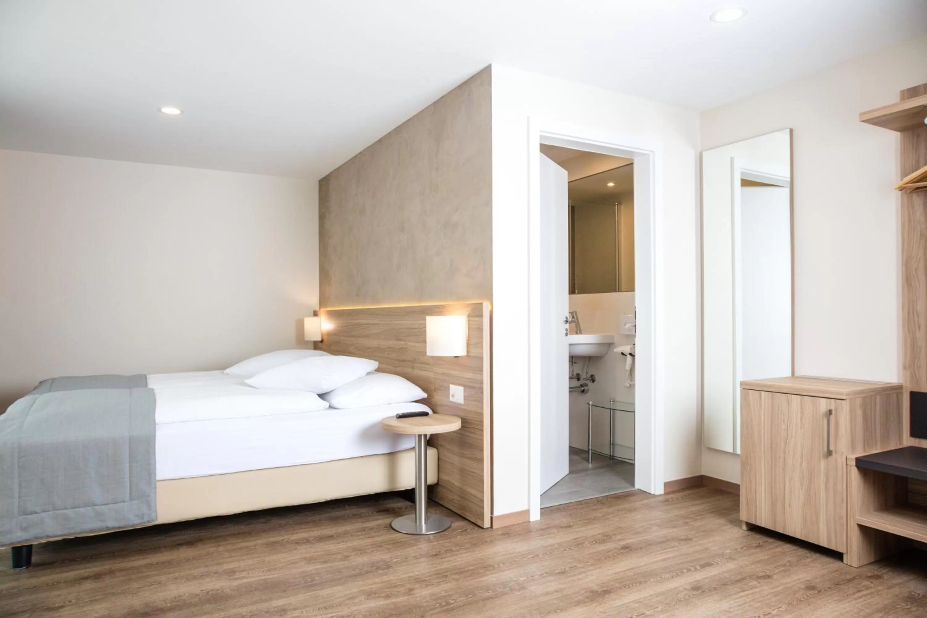 Bed in Hôtel de Chailly