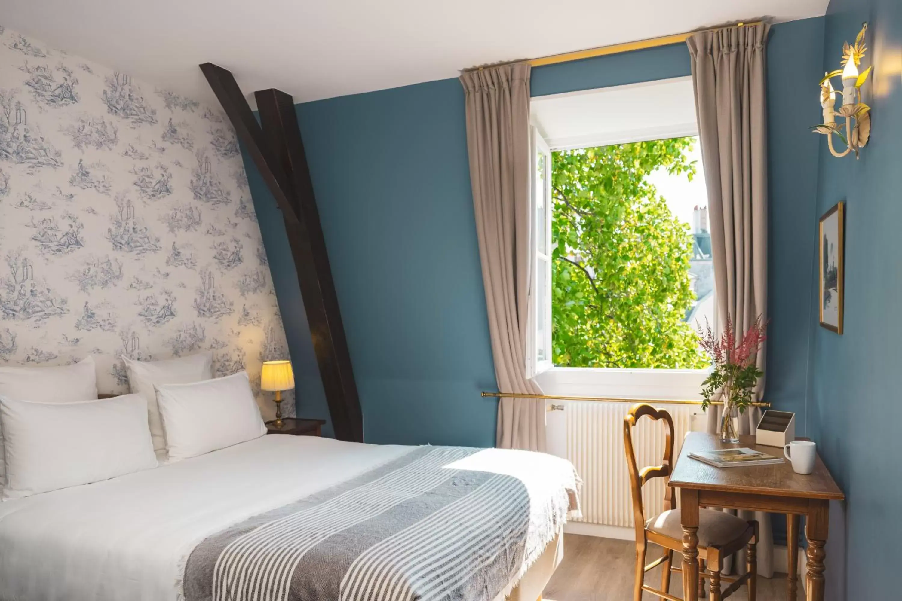 Double Room with Garden View in Hotel des Grandes Ecoles Double Room with Garden View in Hotel des Grandes Ecoles