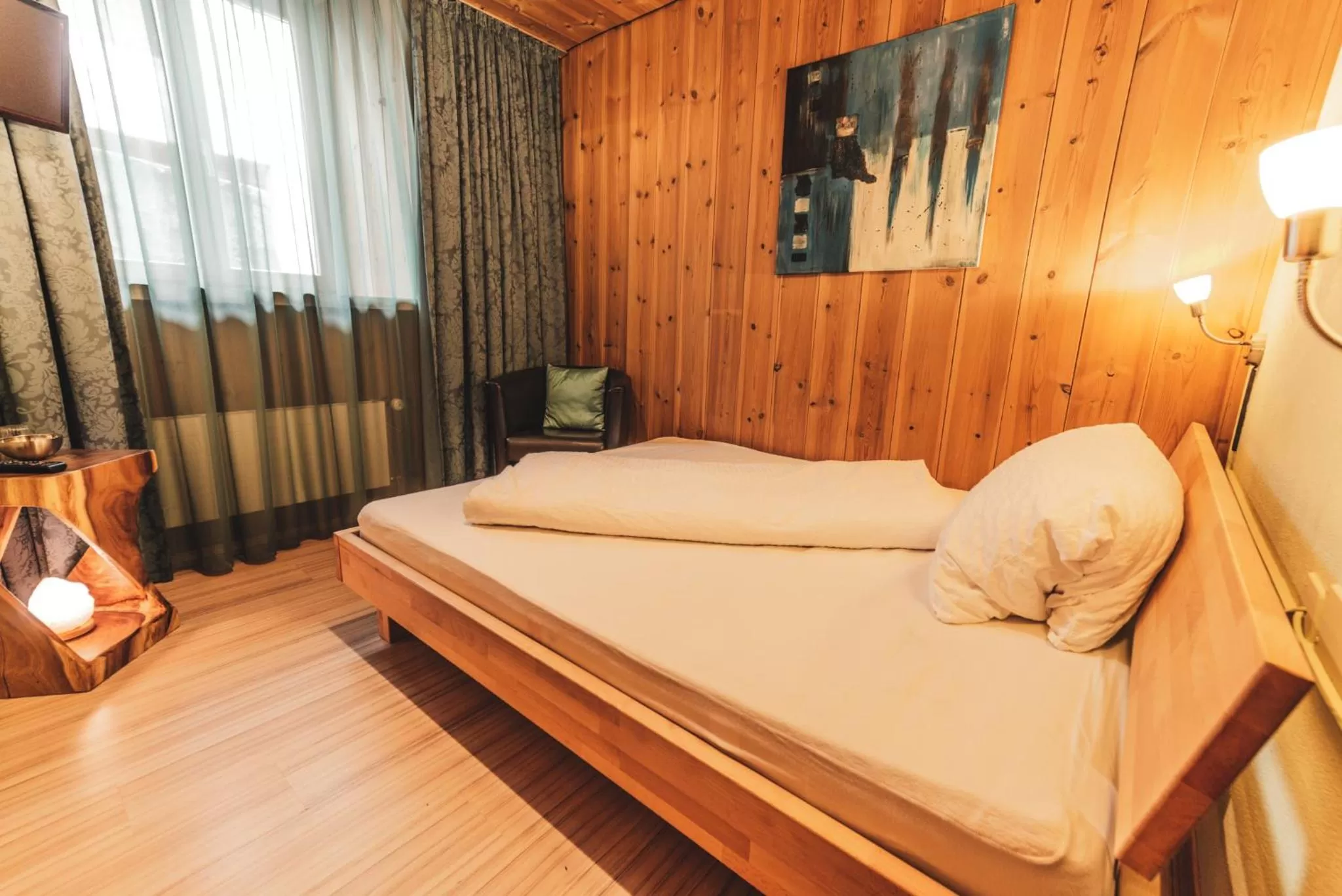Photo of the whole room, Bed in CURUNA Hotel-Garni