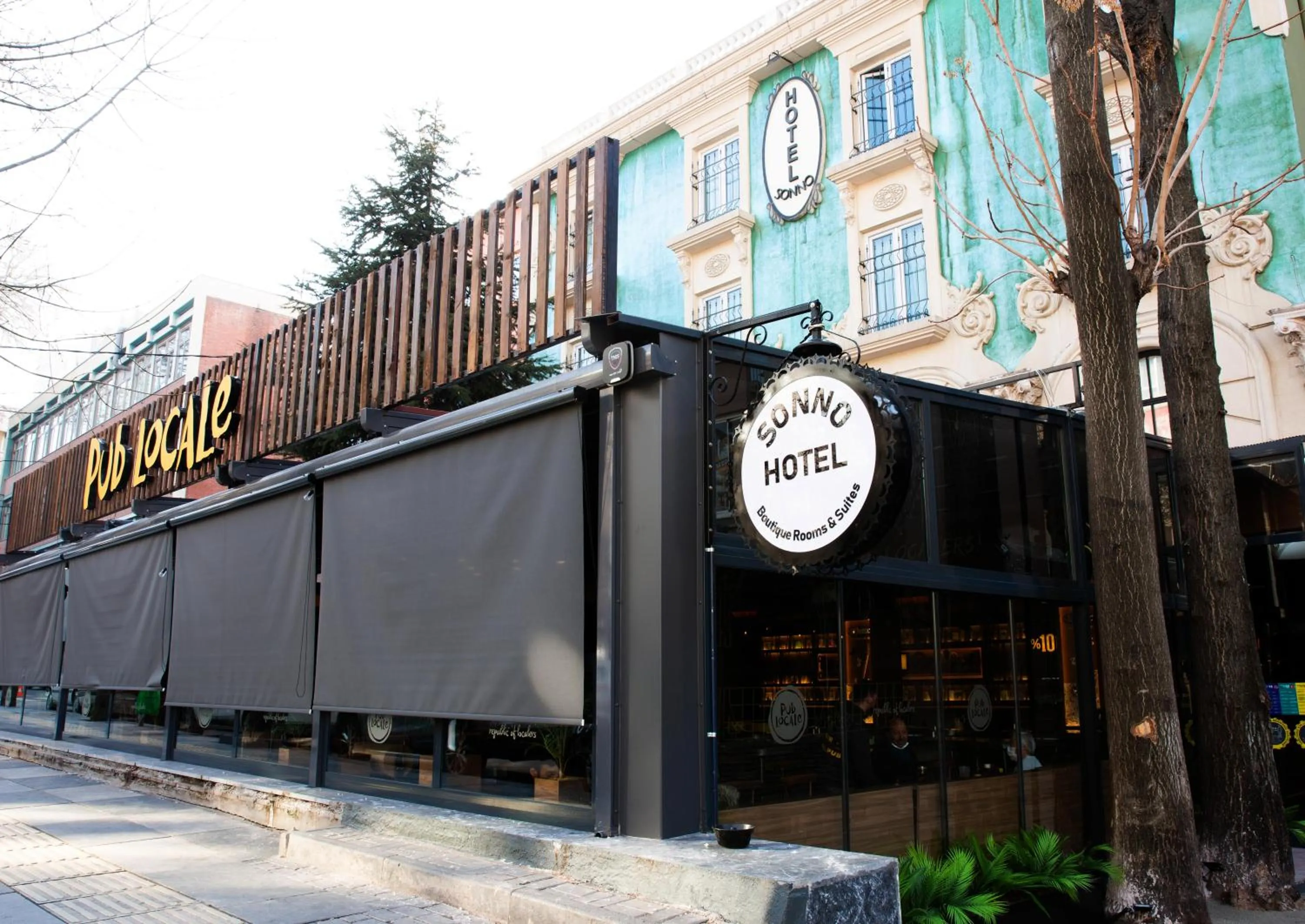 Property building in Sonno Boutique Rooms & Suites