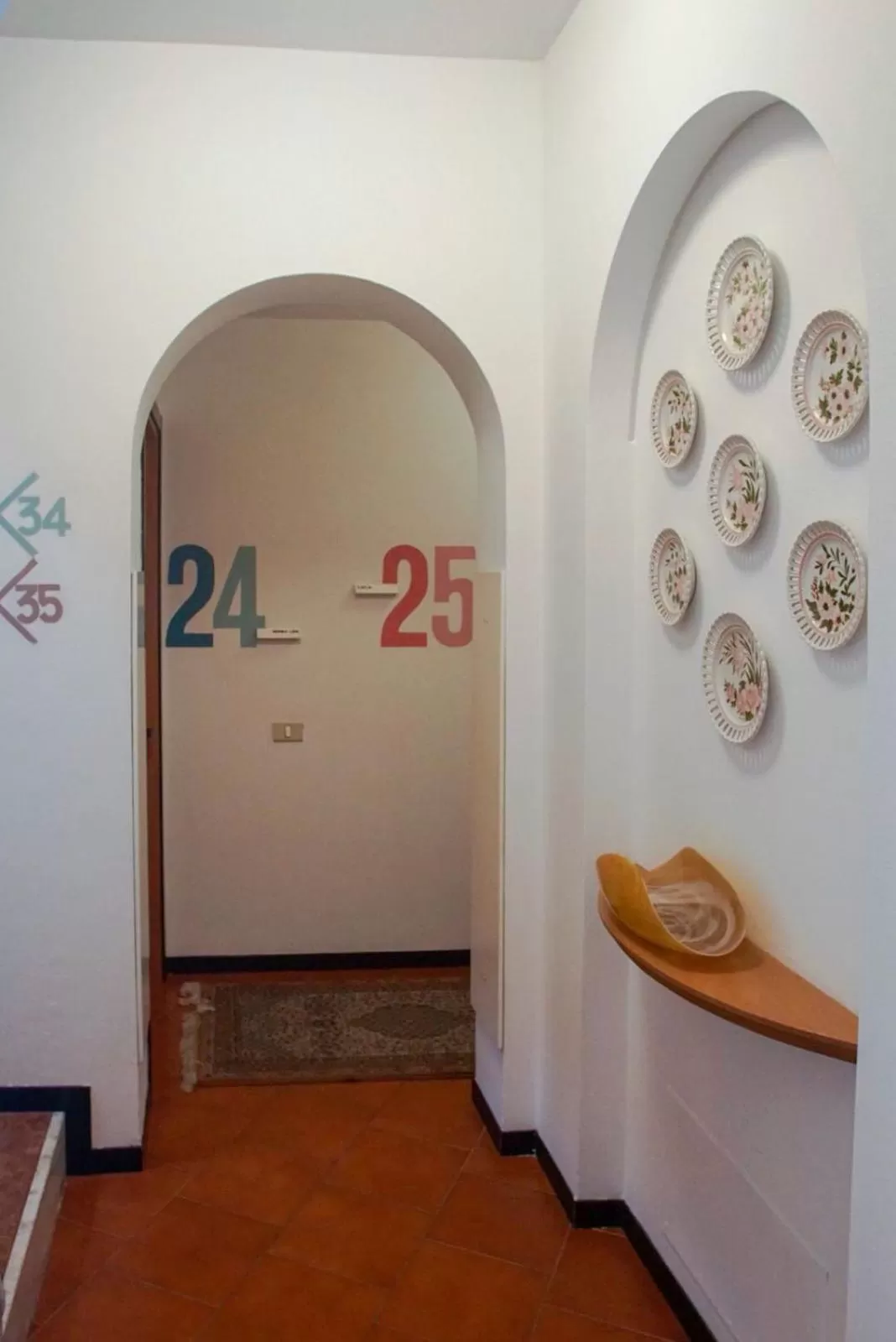 Decorative detail in Hotel Locanda Mel