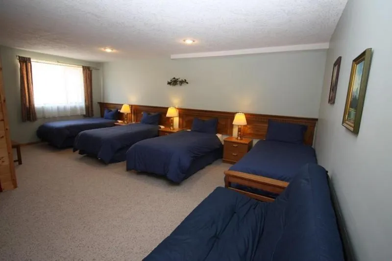 Bed in Glenogle Mountain Lodge and Spa