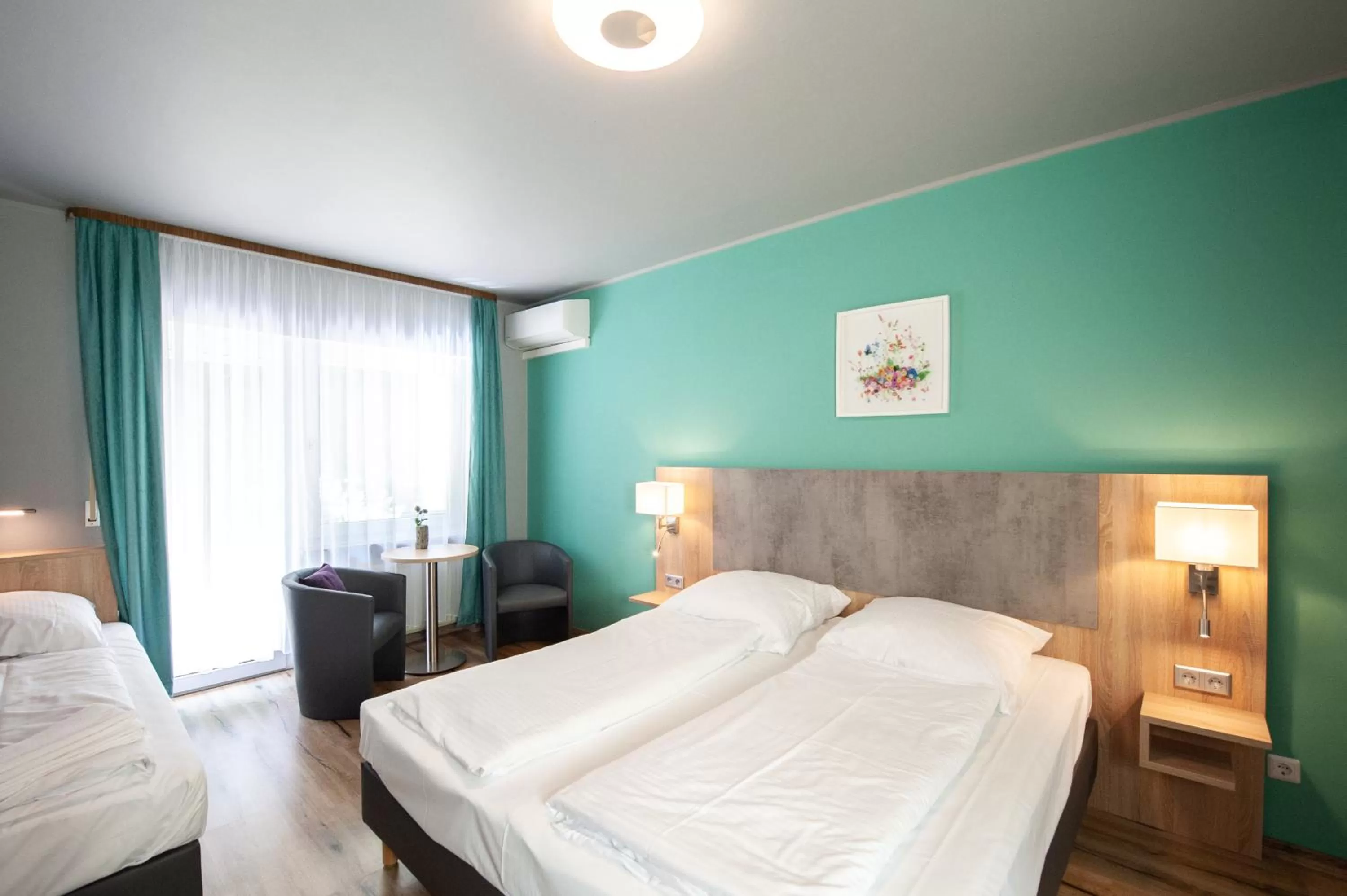 Bed in Hotel Blüchertal