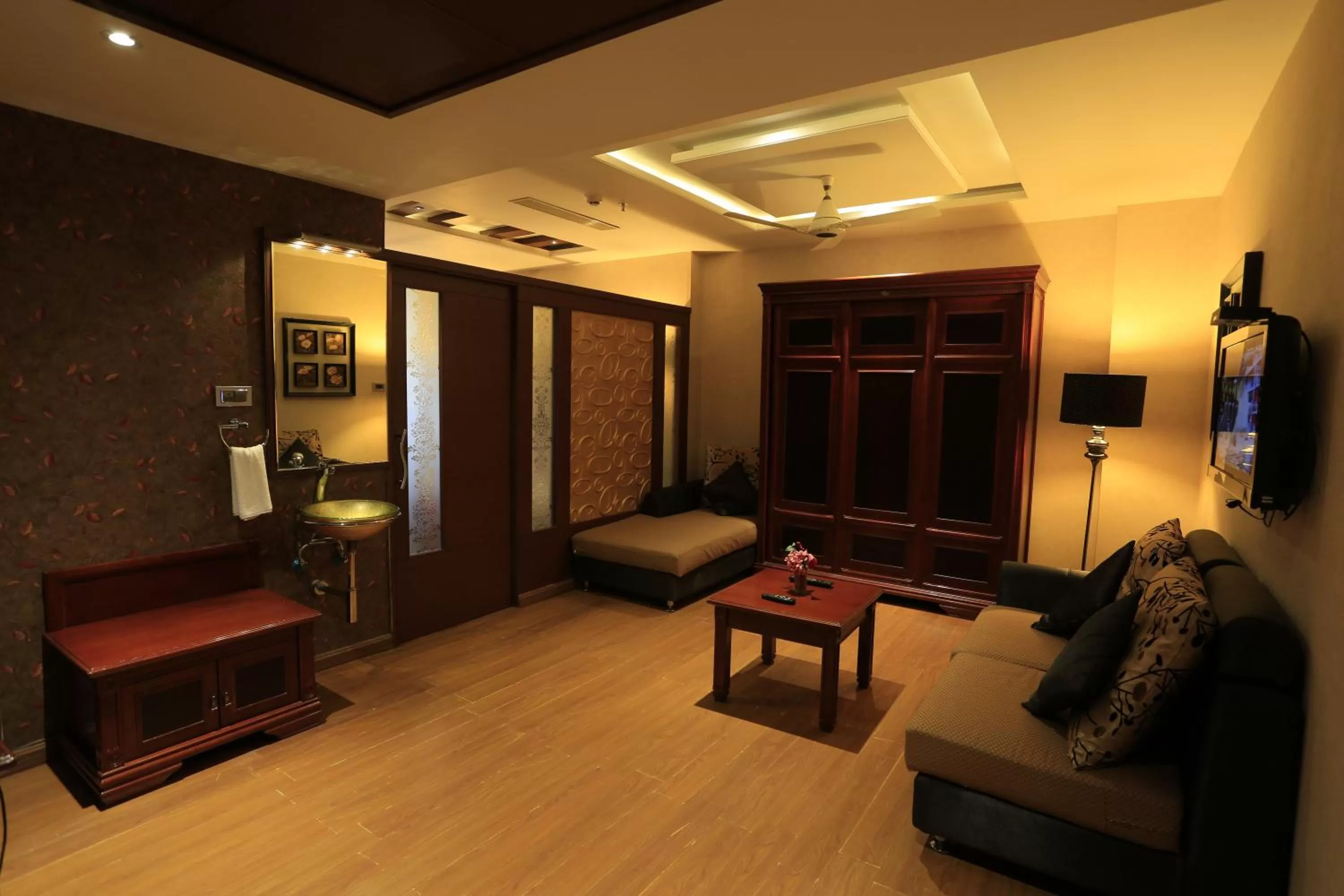 Living room in Hotel AppleTtree