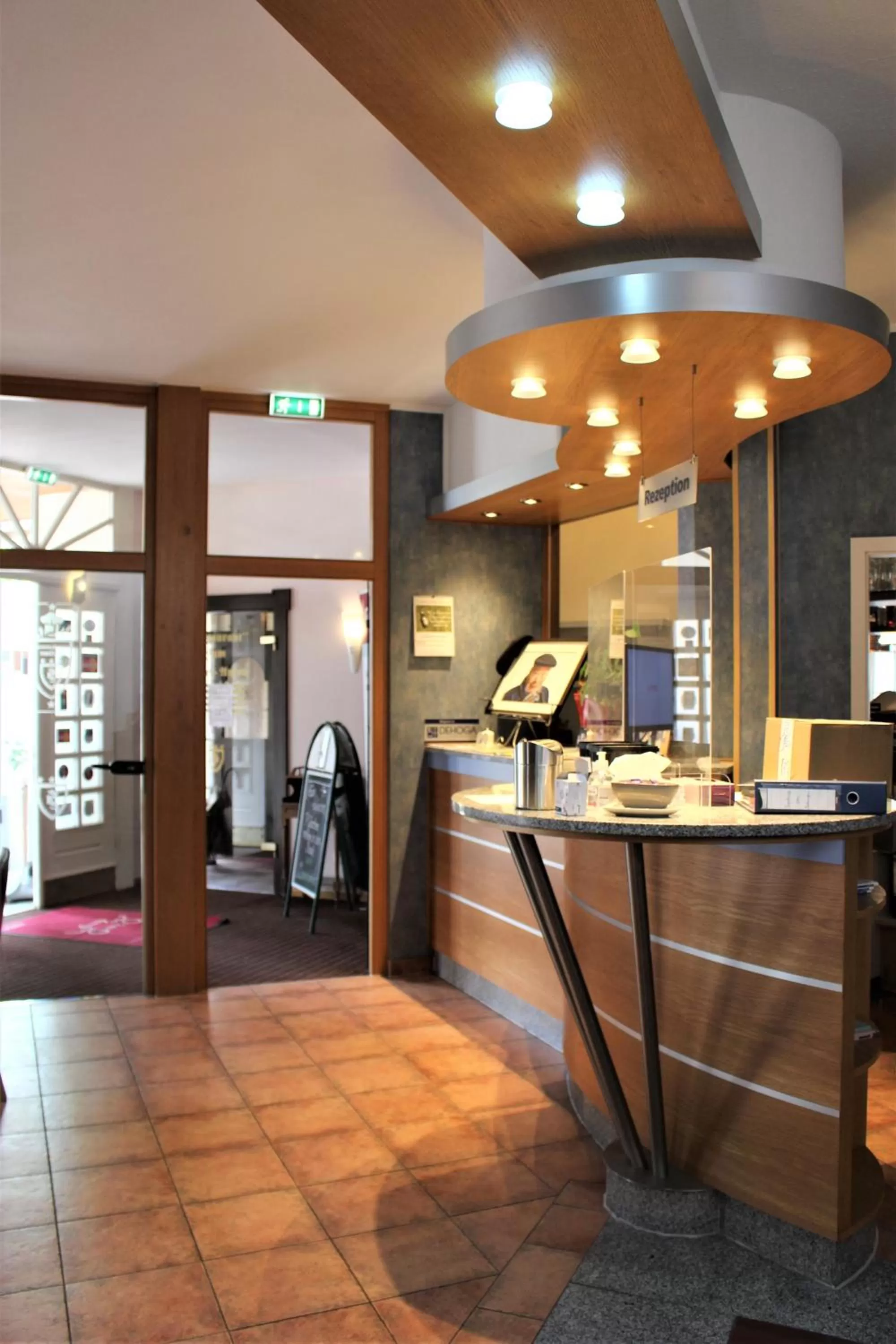 Lobby or reception in Hotel Schlömer